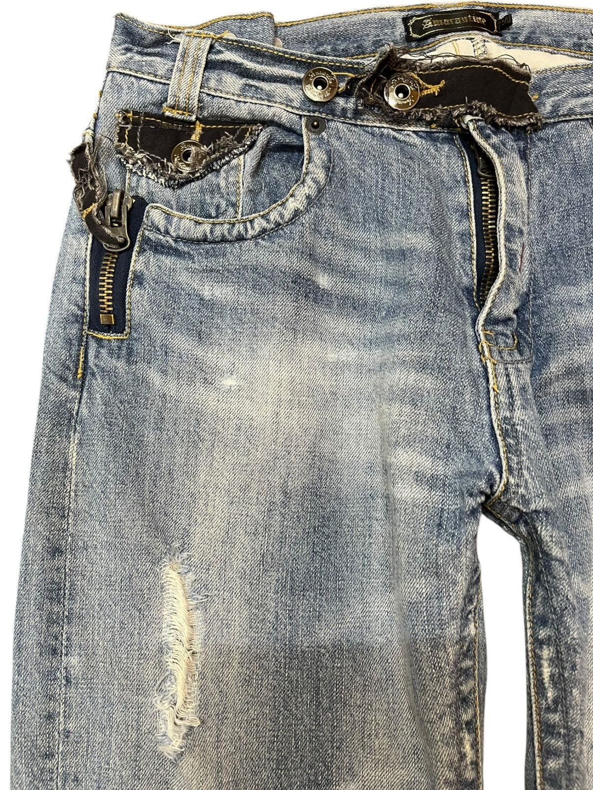 Japanese Brand Vintage Amarantine Seditionaries Three Quarter Denim Size US 31 - 2 Thumbnail
