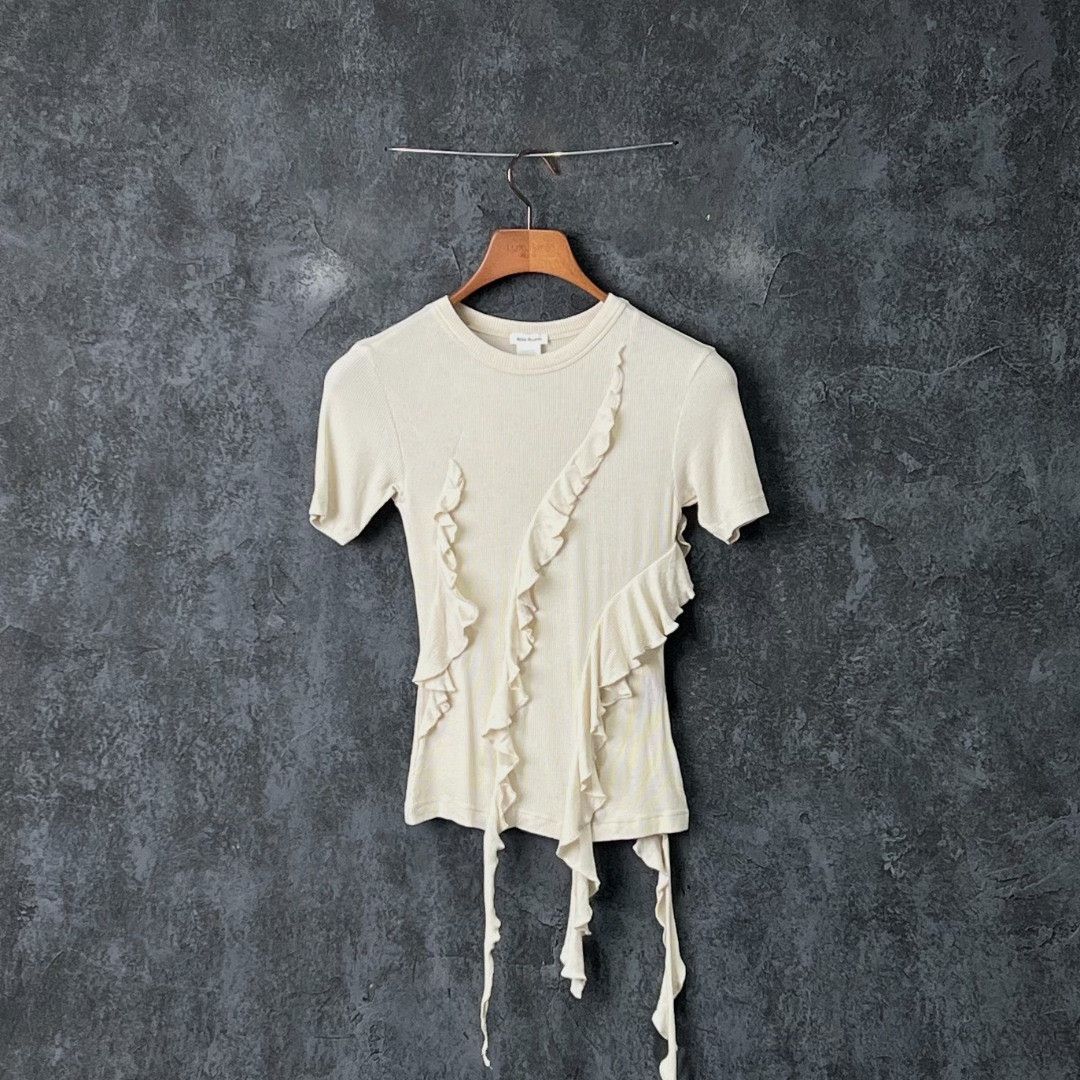 Acne Studios Acne Studios White T-Shirt M Women Size M / US 6-8 / IT 42-44 - 1 Thumbnail