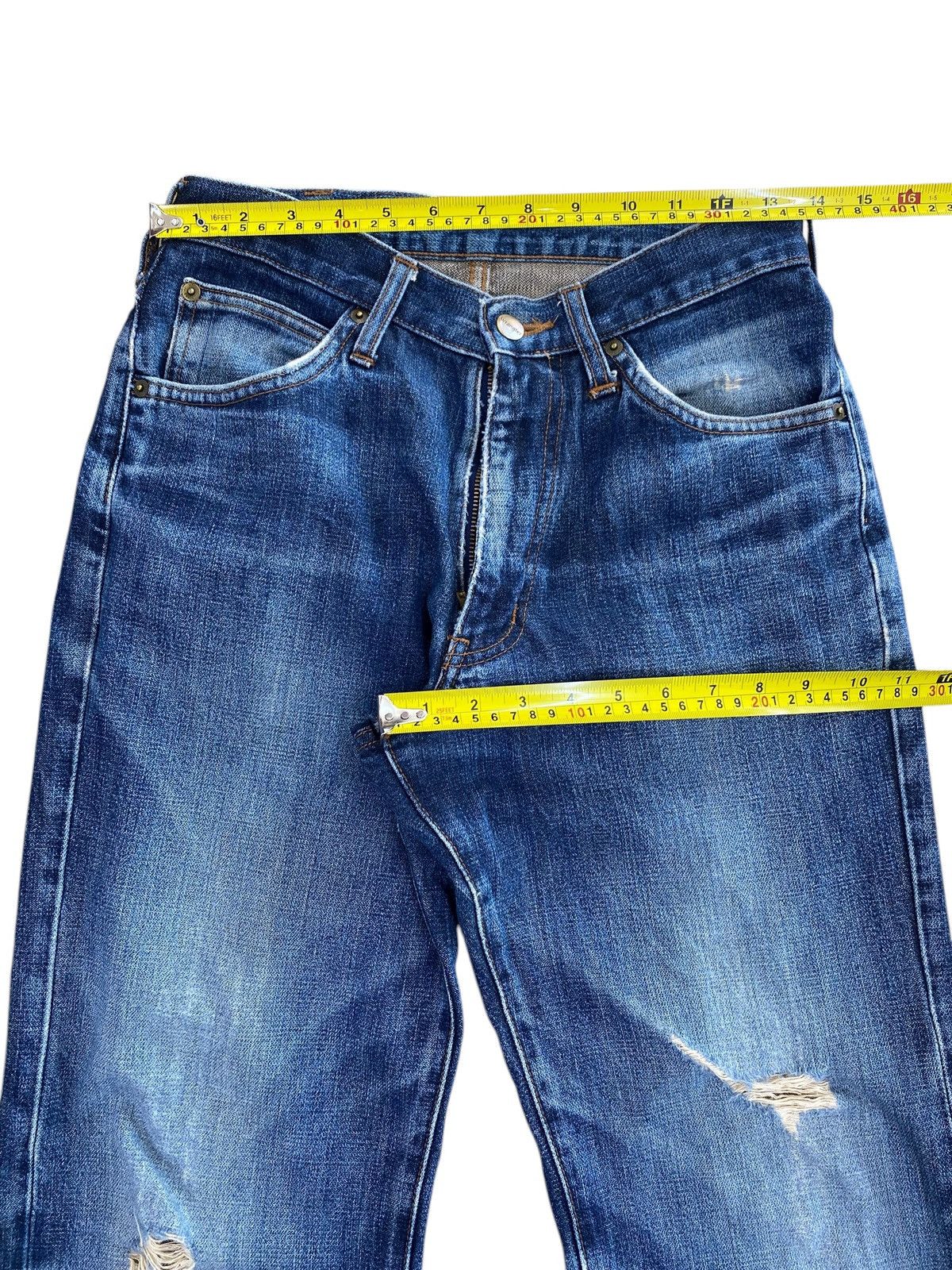 Wrangler Wrangler Brand Faded Wash Ripped Style Loose Jeans Size US 28 / EU 44 - 9 Thumbnail