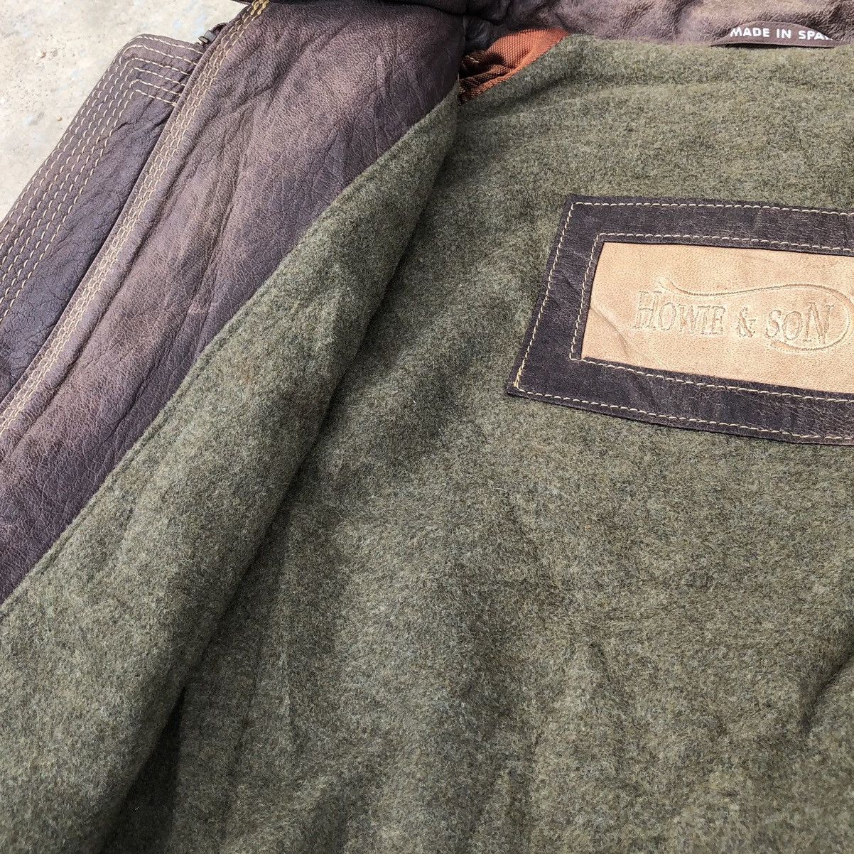 Vintage Vintage 80s Howie & Son Men’s Leather Hooded Jacket Size US M / EU 48-50 / 2 - 21 Thumbnail