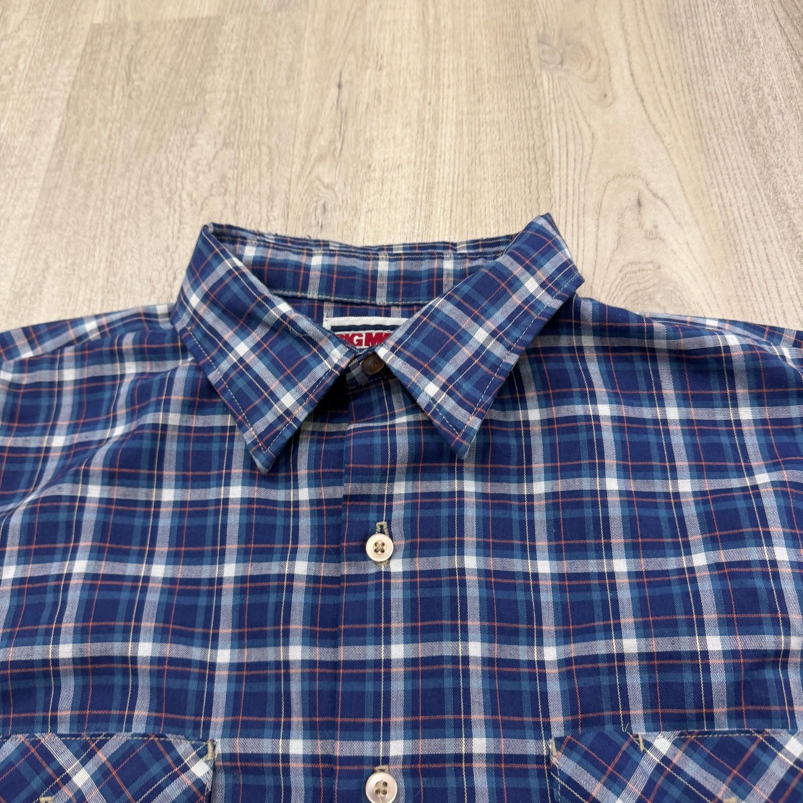 Vintage Vintage Big Mac Flannel Shirt Men's 2XL Blue Plaid 70s 80s Size US XXL / EU 58 / 5 - 4 Thumbnail
