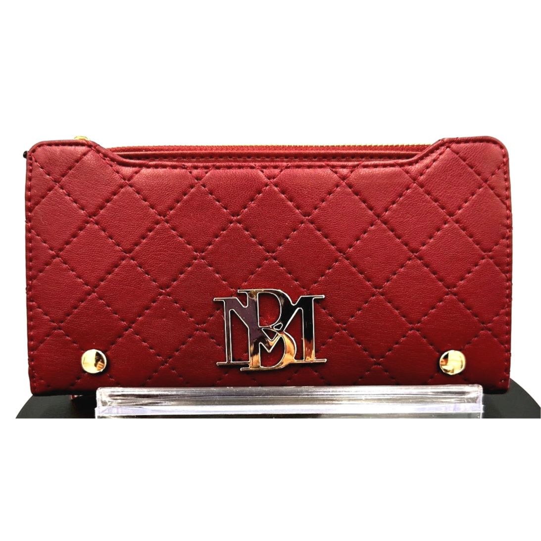 Badgley Mischka Badgley Mischka Quilted Long Wallet - Wine Size ONE SIZE - 2 Thumbnail