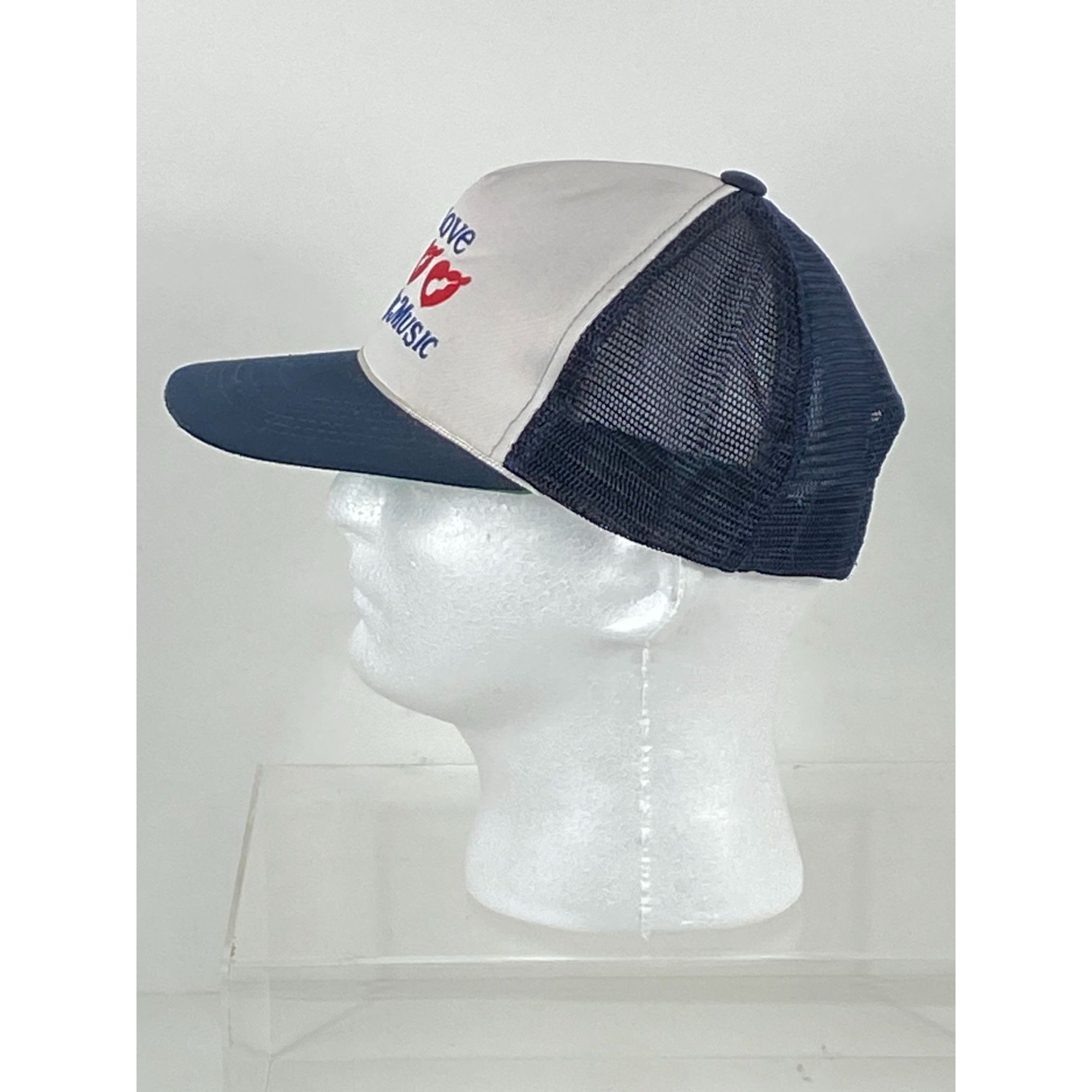 Other VTG "I Love Country Music" Trucker Mesh Snapback Cap White/N Size ONE SIZE - 2 Thumbnail