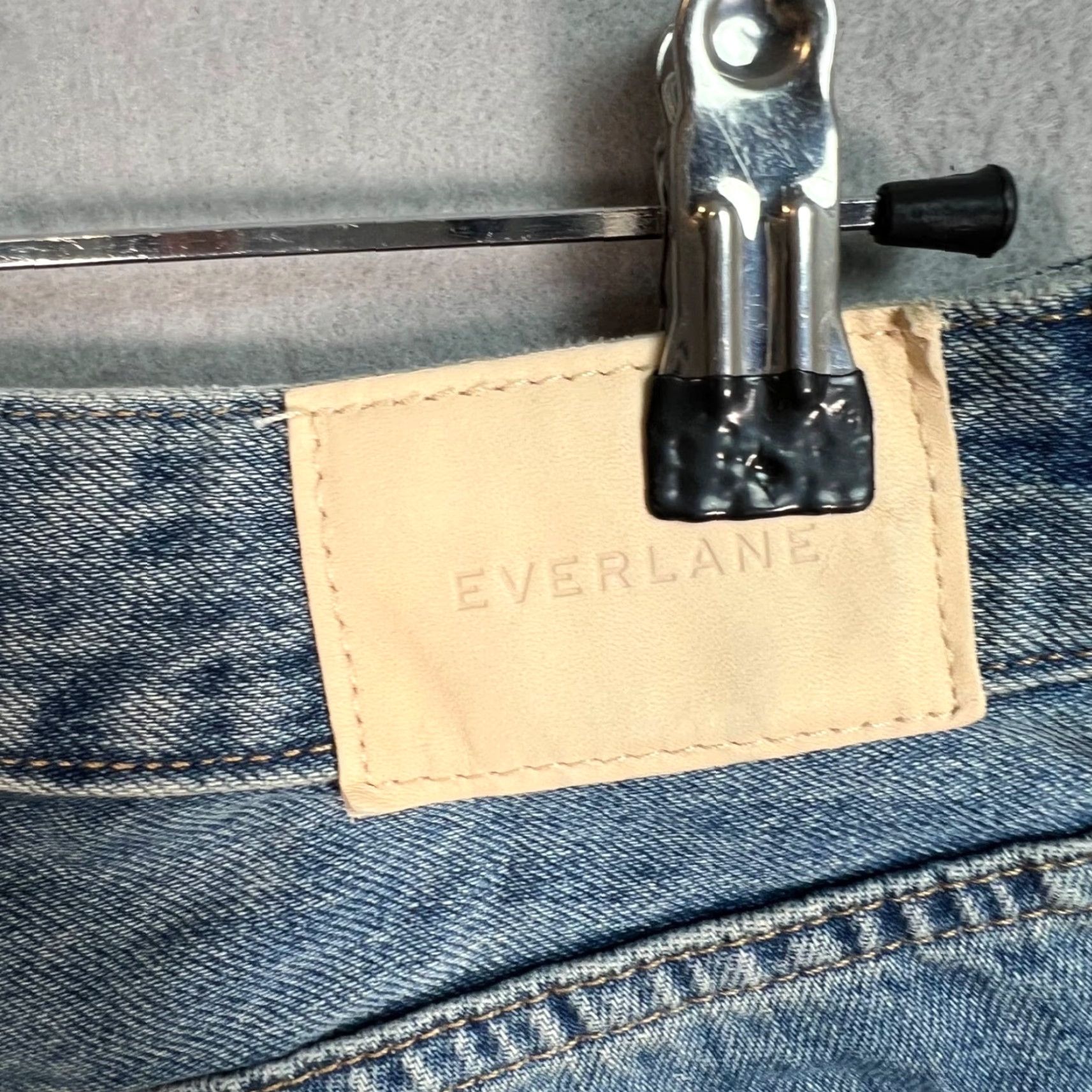 Everlane VINTAGE Everlane Curvy 90s Straight Jeans Women's Size 26 Blue Organic Cotton Denim Size 26" / US 2 / IT 38 - 3 Thumbnail
