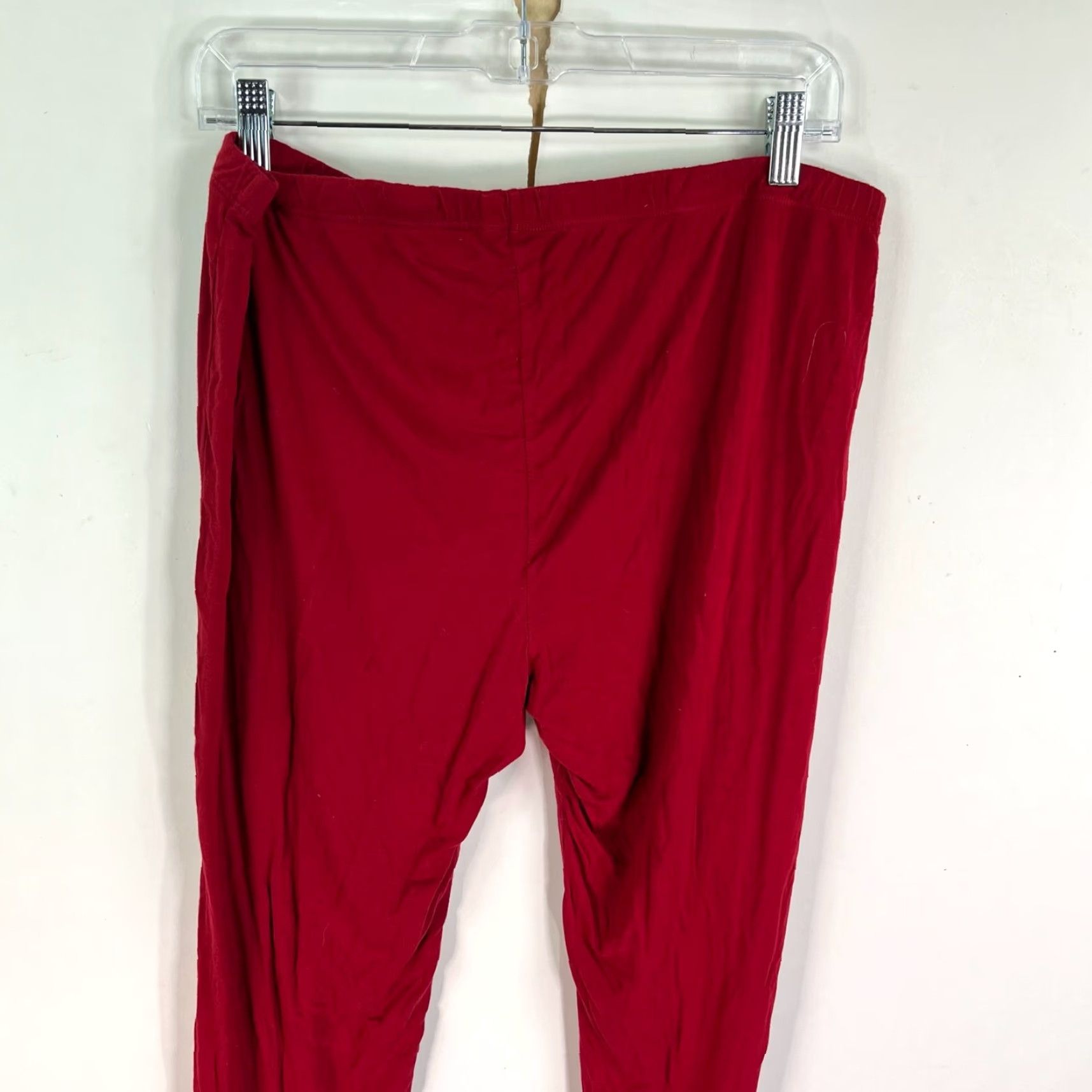 Vintage Adore Me Athletic Pants Women's Size Xl Maroon Stretch Yoga Legging NWT Size 40" / US 18 - 4 Thumbnail