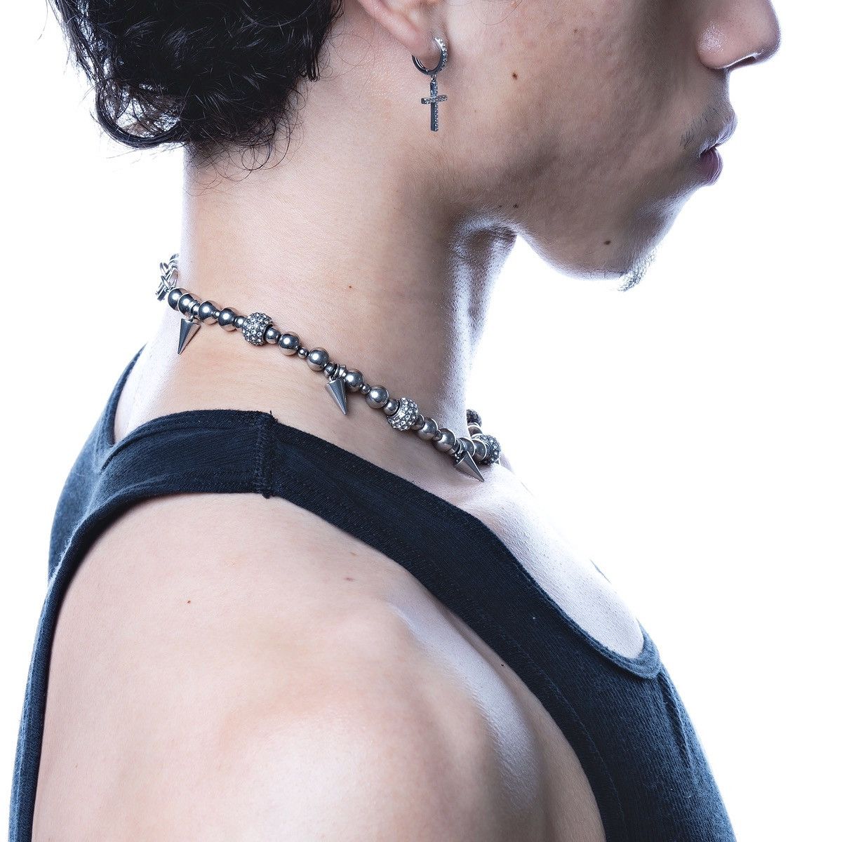 Other Silver beaded spike chain Size ONE SIZE - 1 Thumbnail