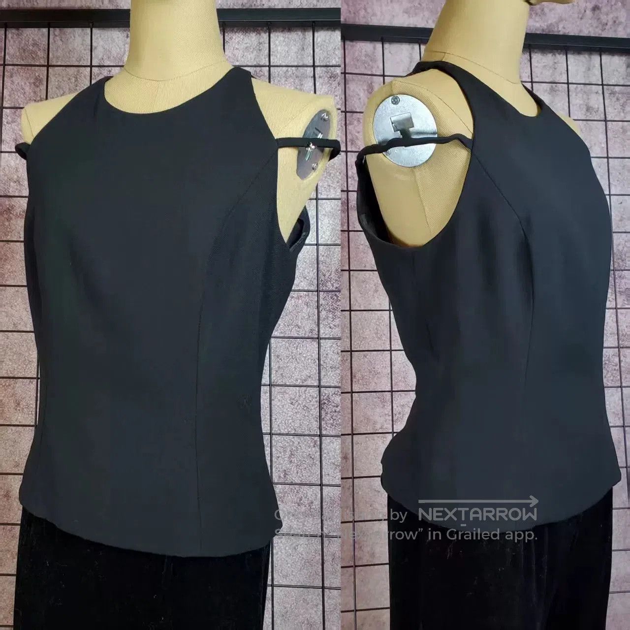 Givenchy givenchy vintage sleeveless top with replacement buckle. Size S / US 4 / IT 40 - 1 Thumbnail