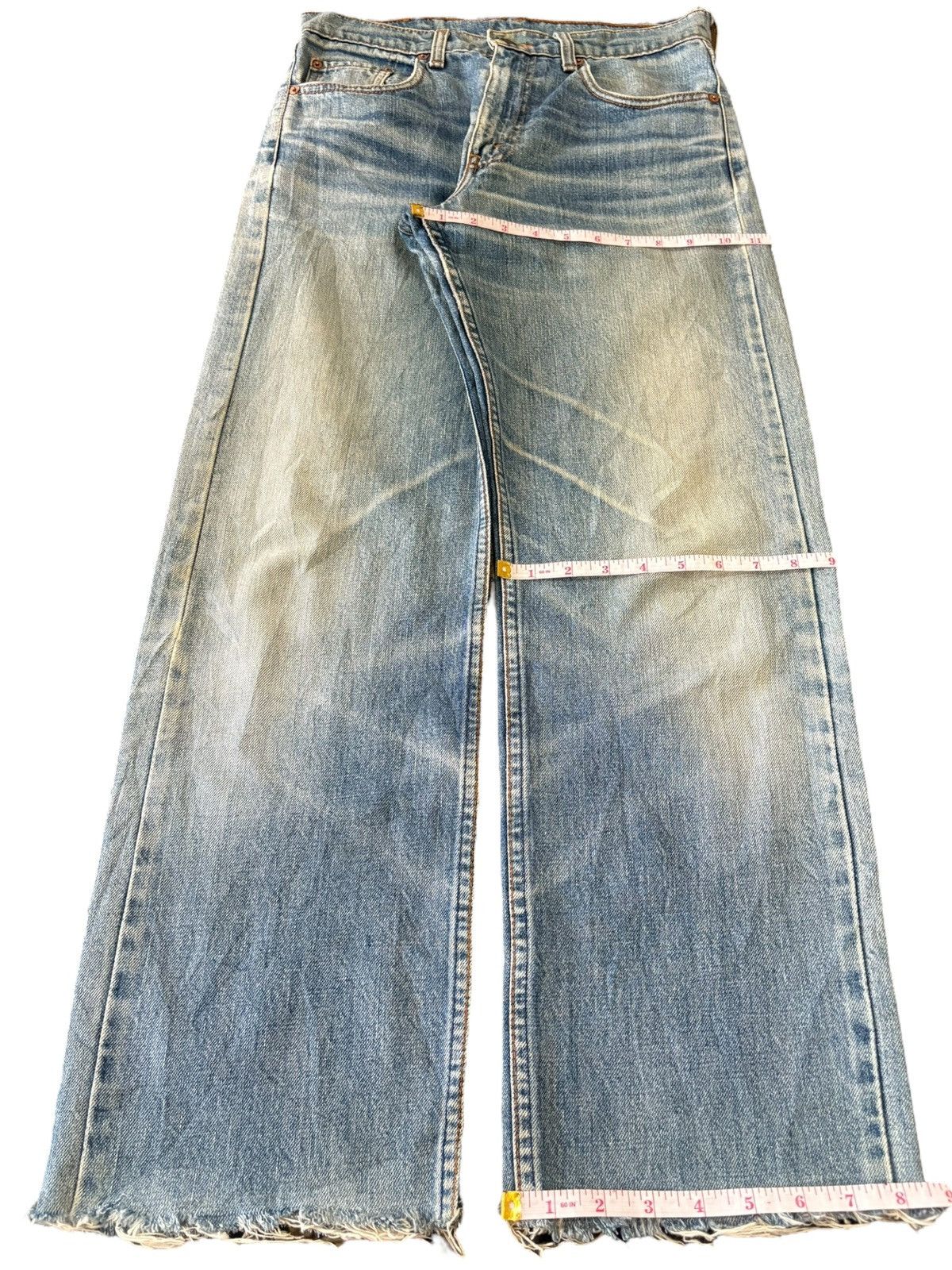 Levi's Vintage 90s Levis 509 Mud Wash Distressed Loose Jeans Size US 30 / EU 46 - 13 Thumbnail