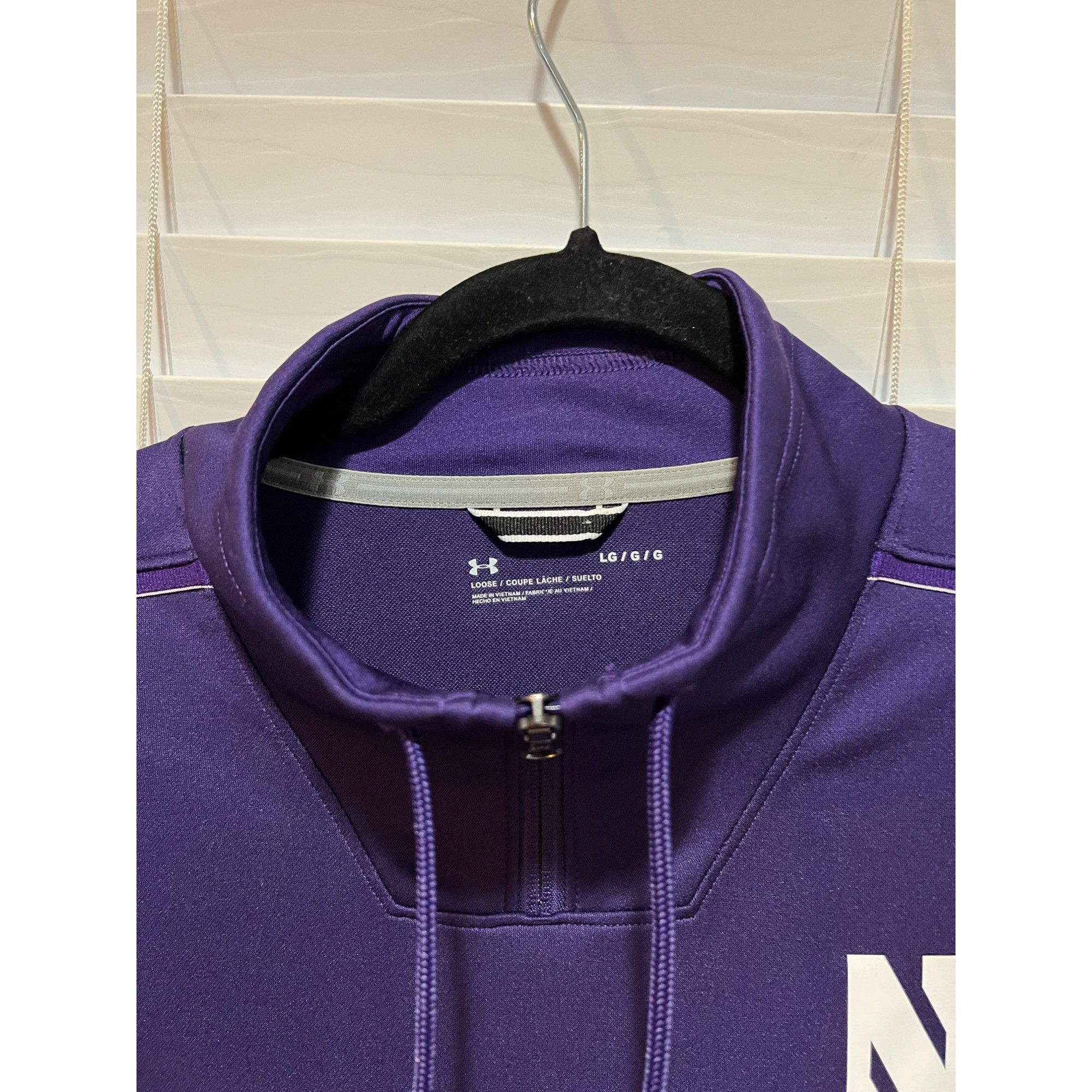 Under Armour Under Armour Northwestern Wildcats 1/4 Zip - Size L Size US L / EU 52-54 / 3 - 2 Thumbnail