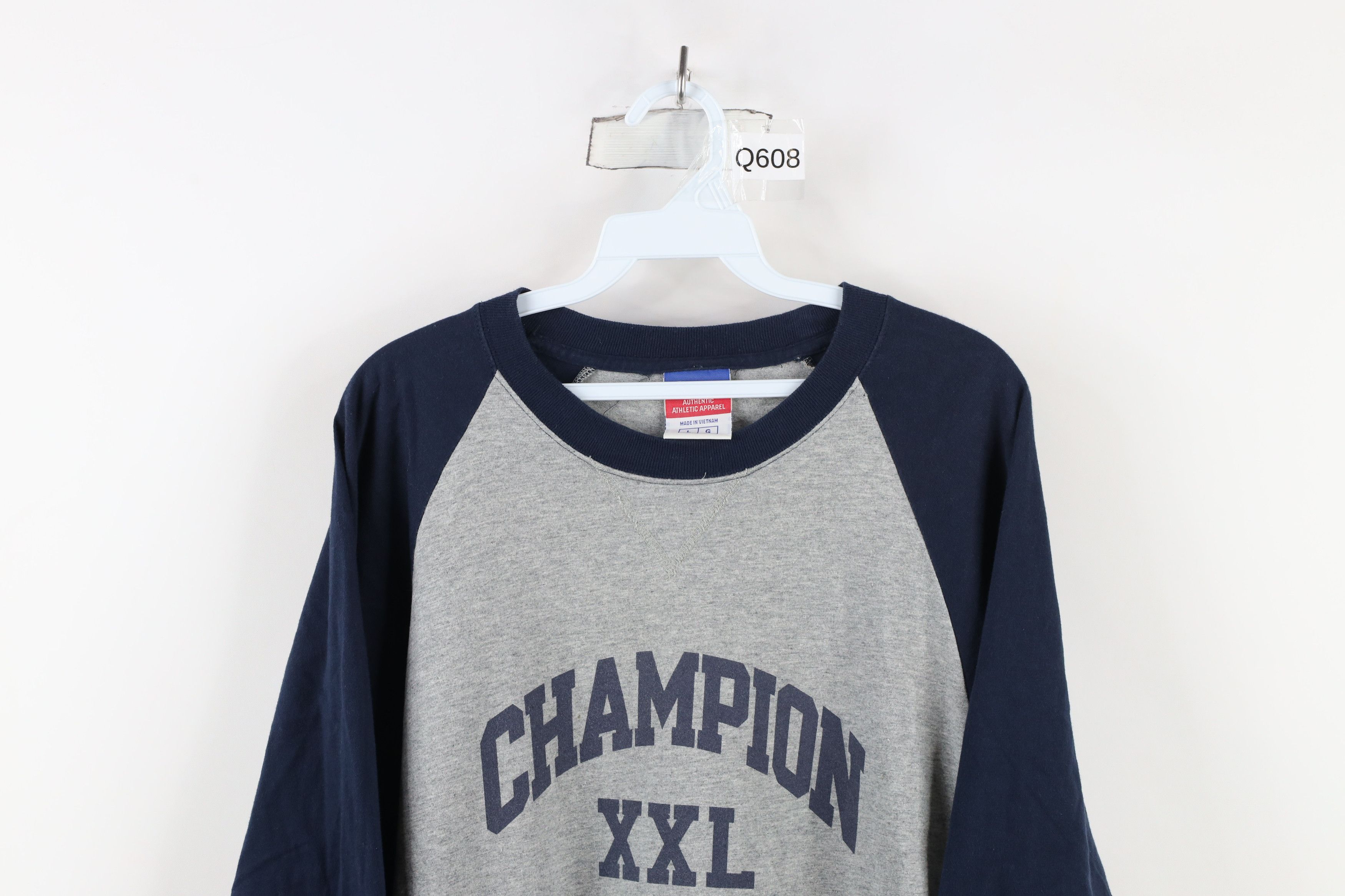 Champion × Vintage Vintage 90s Champion Out 3/4 Sleeve Raglan T-Shirt Gray Size US L / EU 52-54 / 3 - 2 Thumbnail