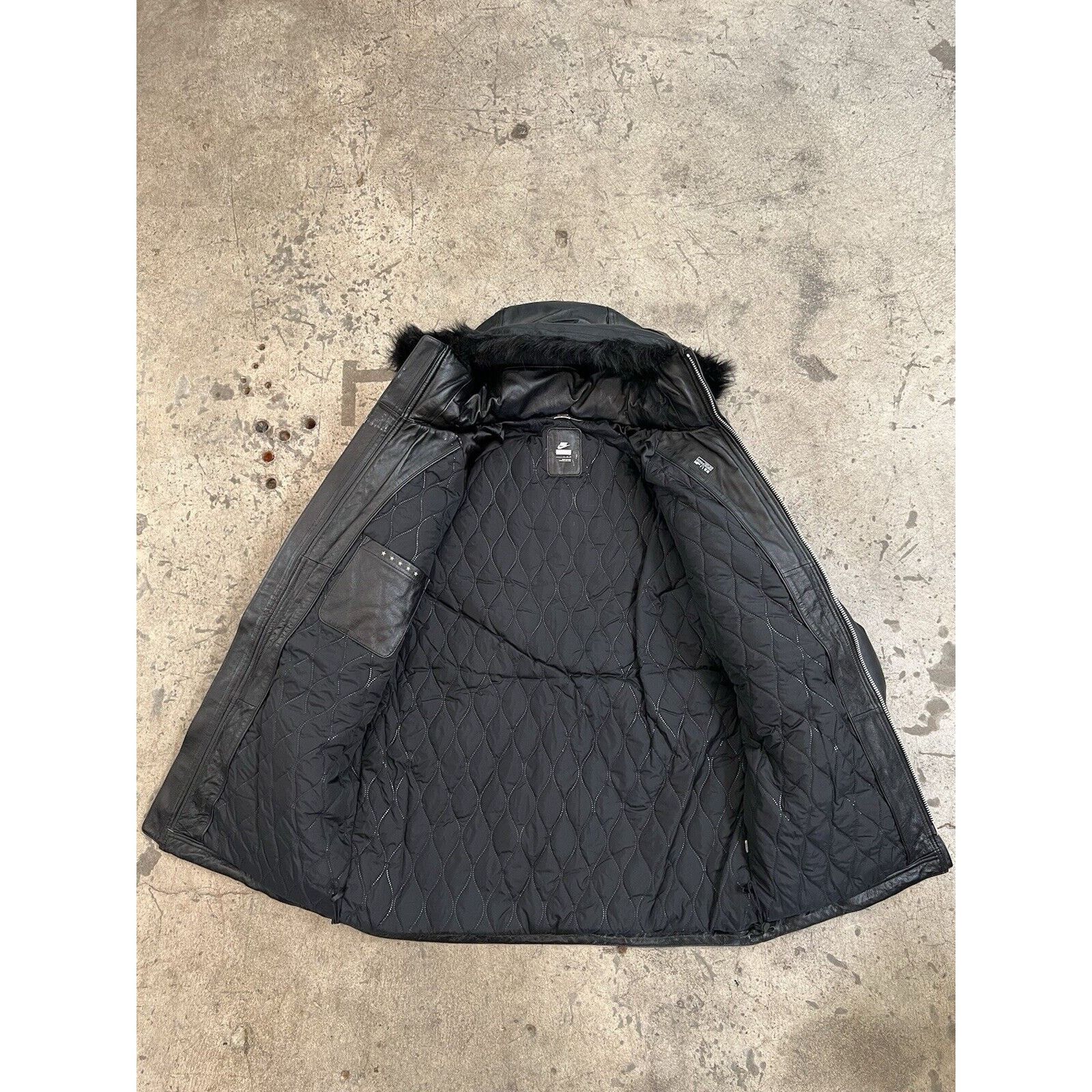 Nike Rare Unreleased Sample Nike Leather Parka Air Force 20 Year Size US L / EU 52-54 / 3 - 2 Thumbnail