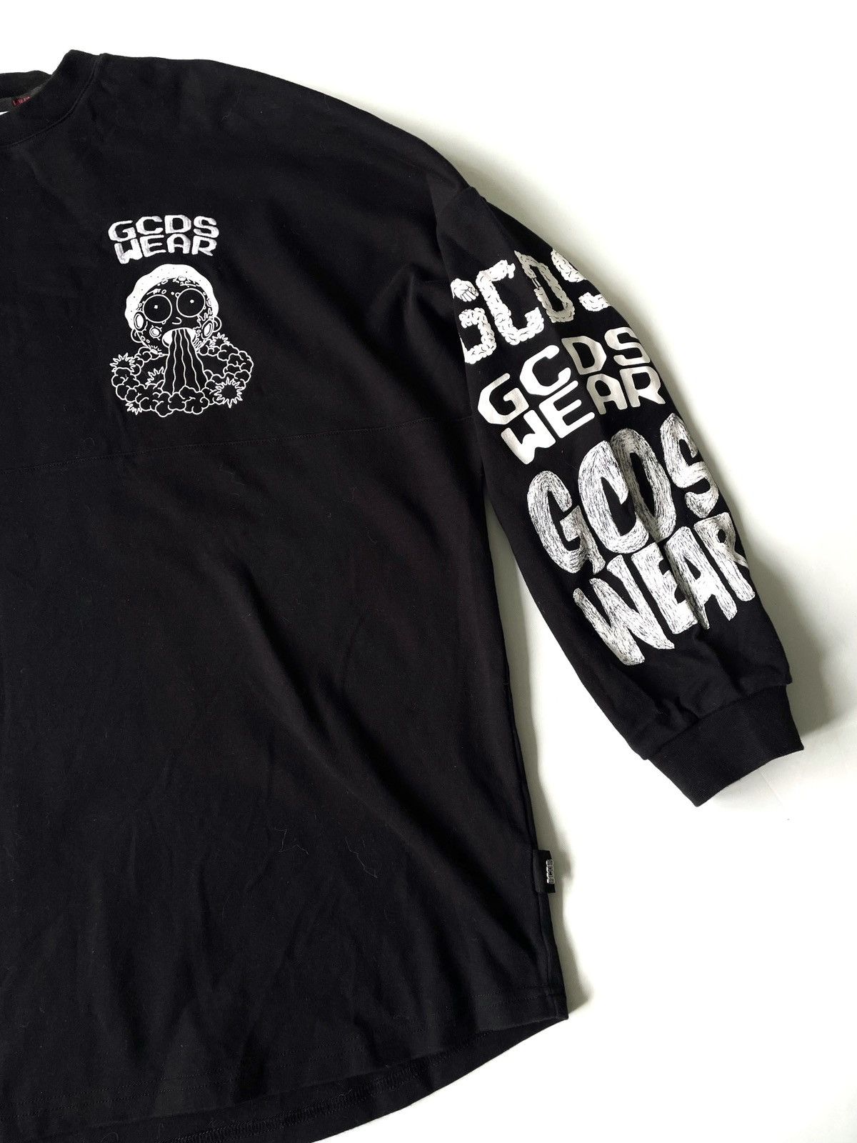GCDS GCDS Men Black Long Sleeve Rick & Morty Oversized Size L Size US L / EU 52-54 / 3 - 2 Thumbnail
