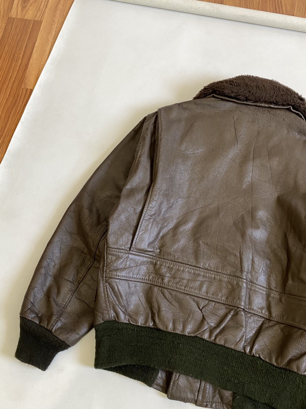 Schott Vtg 60s Schott NYC G-1 Flight Jacket Cowhide Leather 🇺🇸 Size US L / EU 52-54 / 3 - 11 Thumbnail