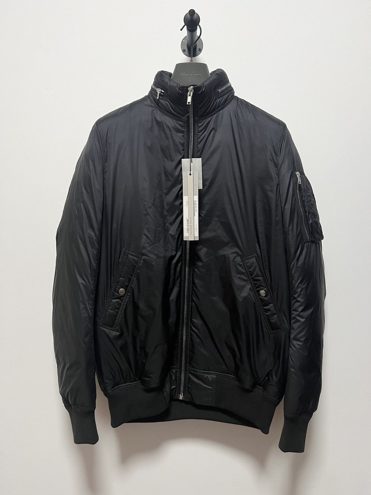 Rick Owens zipped hood Bomber sz54