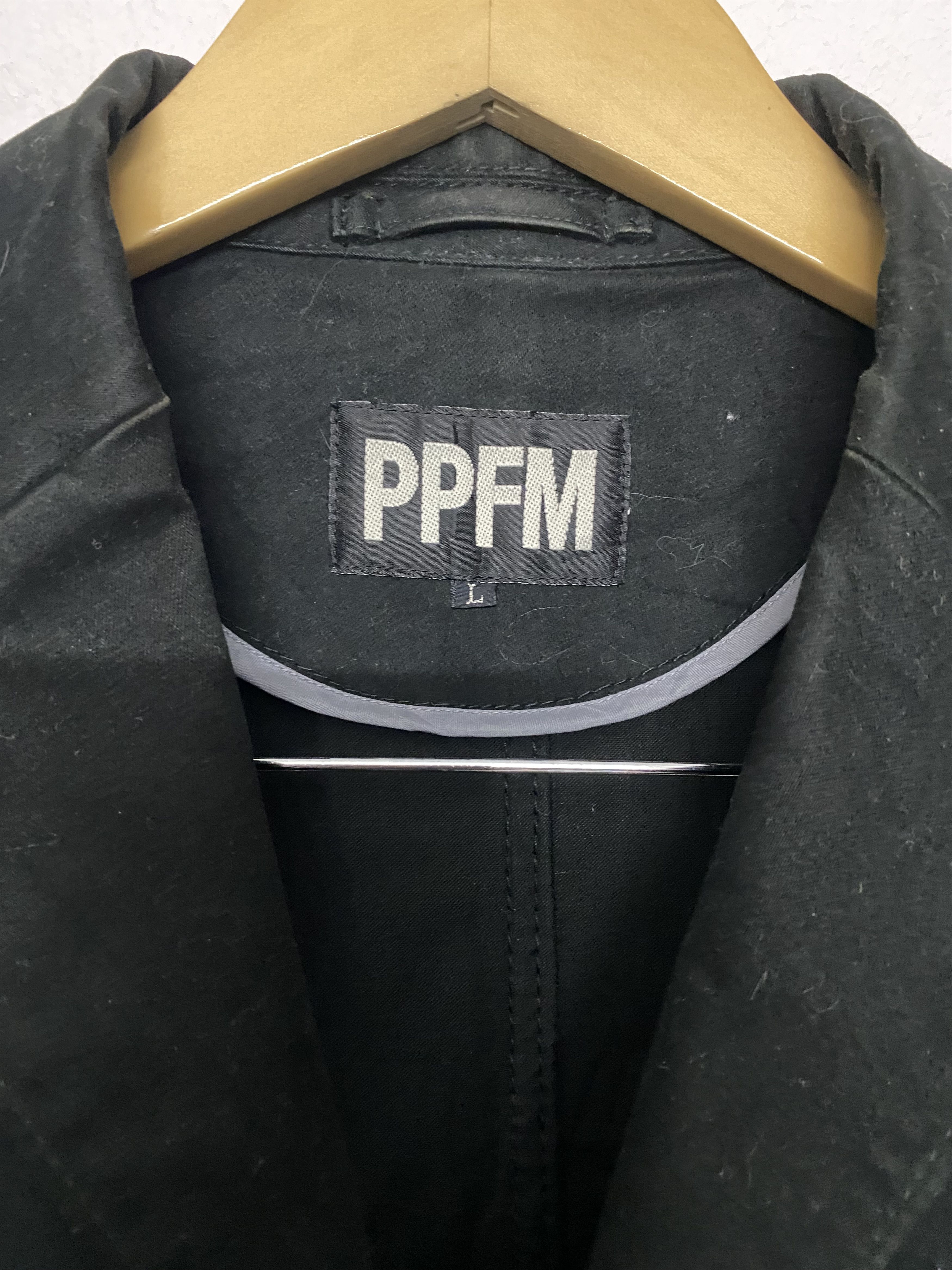 PPFM 🔥 Vintage PPFM Japanese Workwear Blazer Jacket Black Size US S / EU 44-46 / 1 - 8 Thumbnail