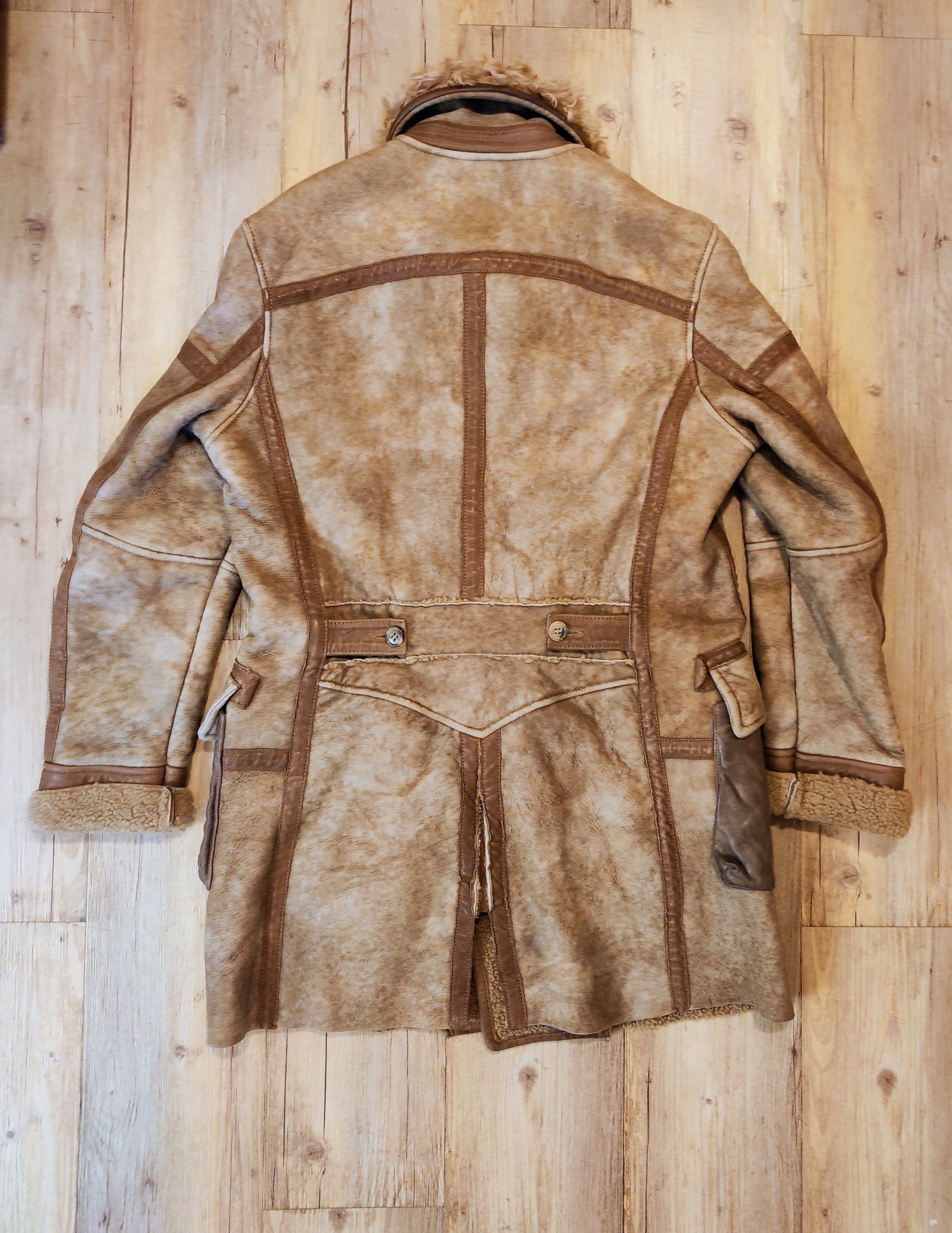 Diesel Shearling coat.Like Vetements or Balenciaga coats. Size US L / EU 52-54 / 3 - 5 Thumbnail