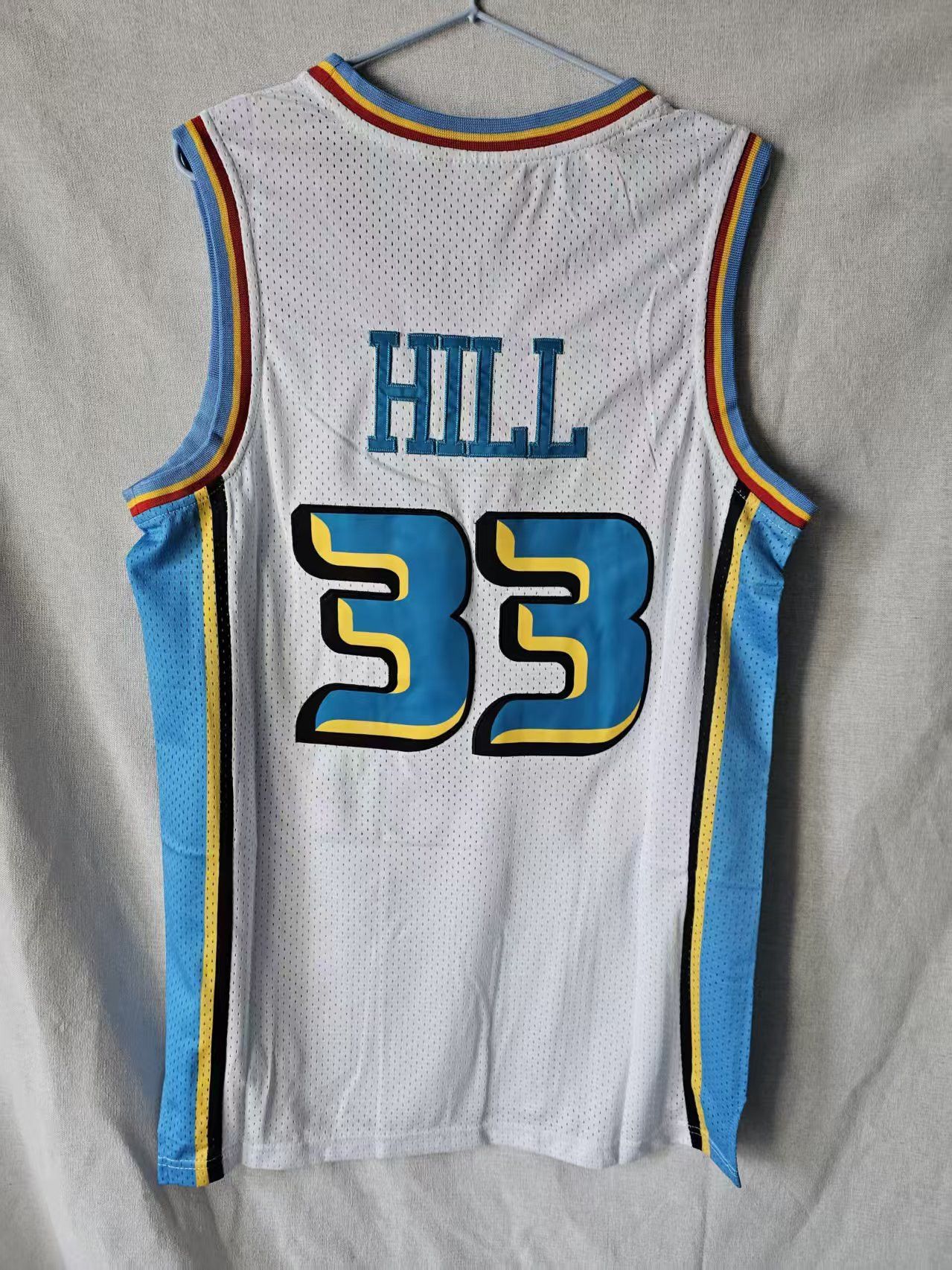 NBA Detroit Pistons 33 Grant Hill Jersey Stitched Size US M / EU 48-50 / 2 - 1 Thumbnail