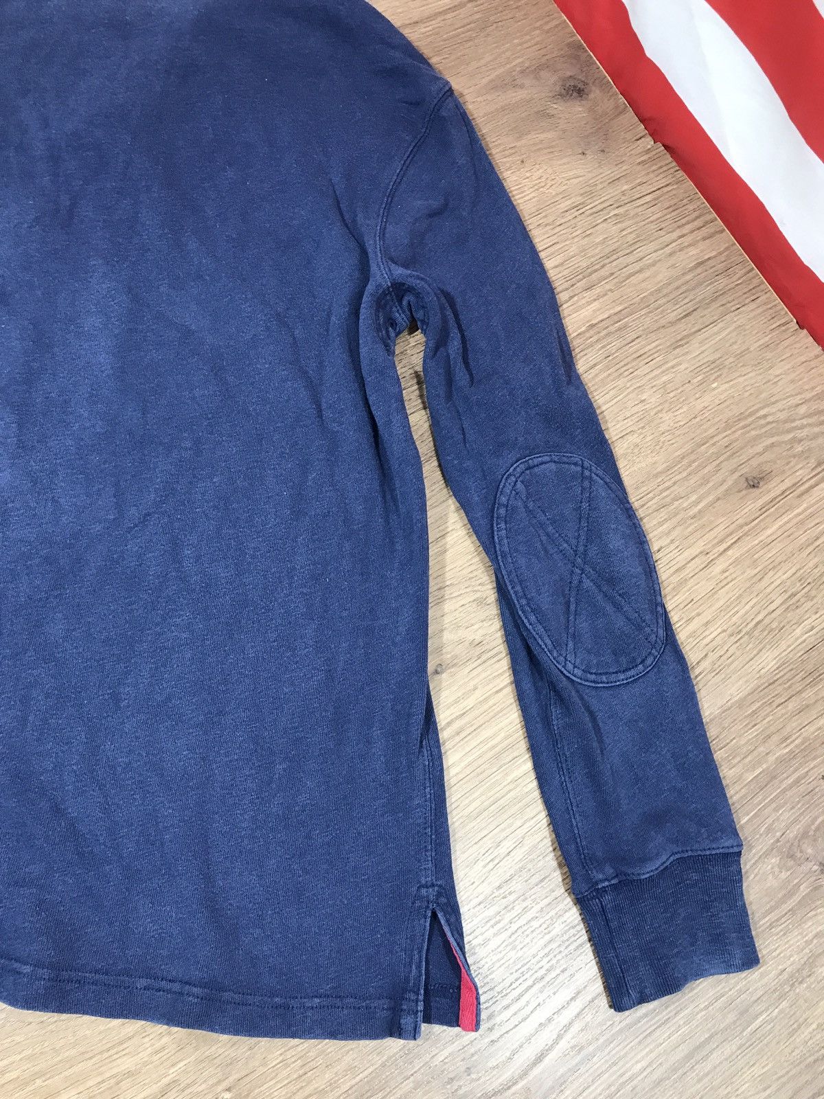 Vintage Vintage Polo Raph Lauren Rugby Long Sleeve Size US L / EU 52-54 / 3 - 10 Thumbnail