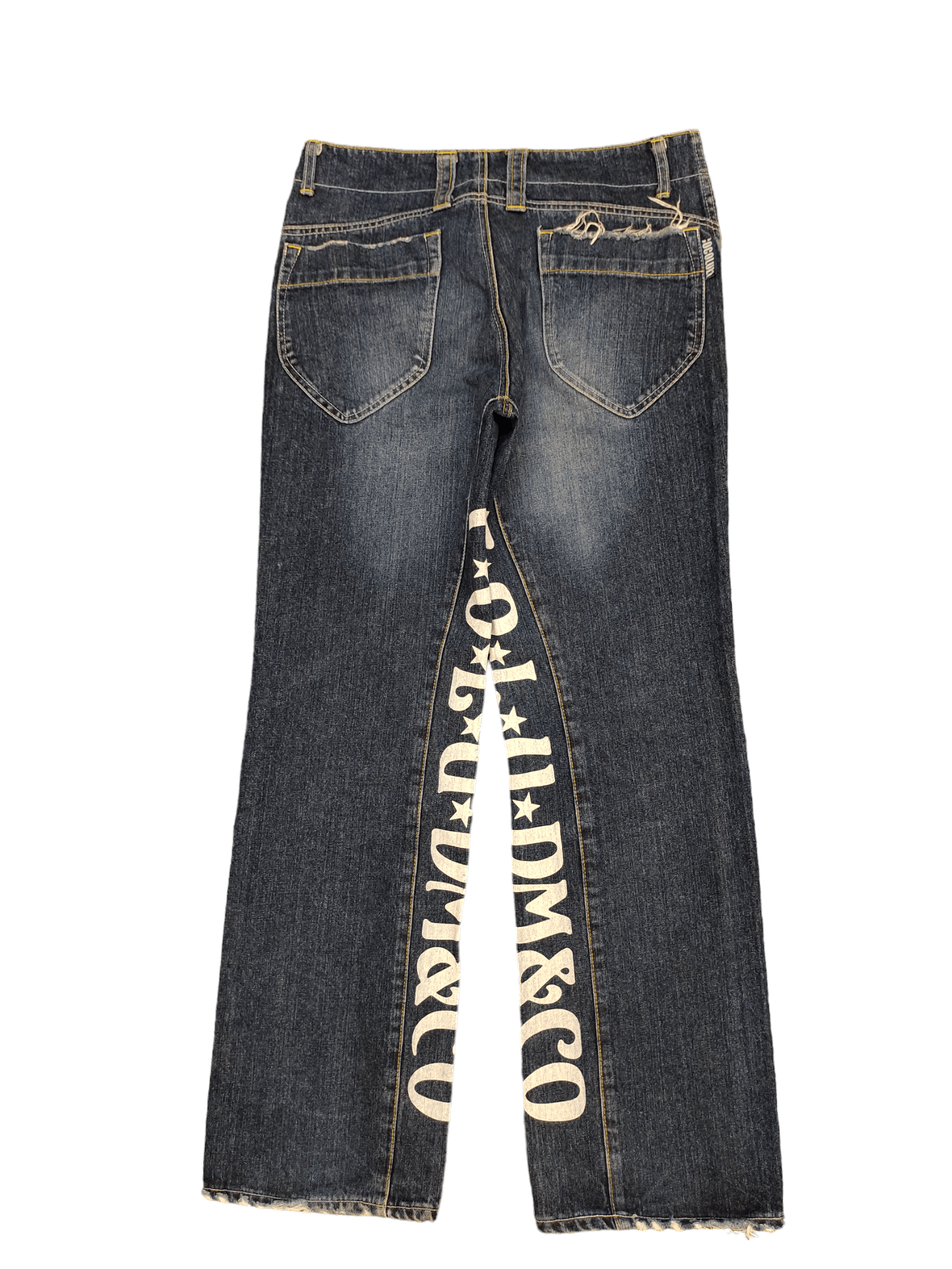 Comme des Garcons × Undercover Loose Jeans Cocolulu Spell Out Wide Leg Denim Y2k Jnco Size US 31 - 10 Thumbnail