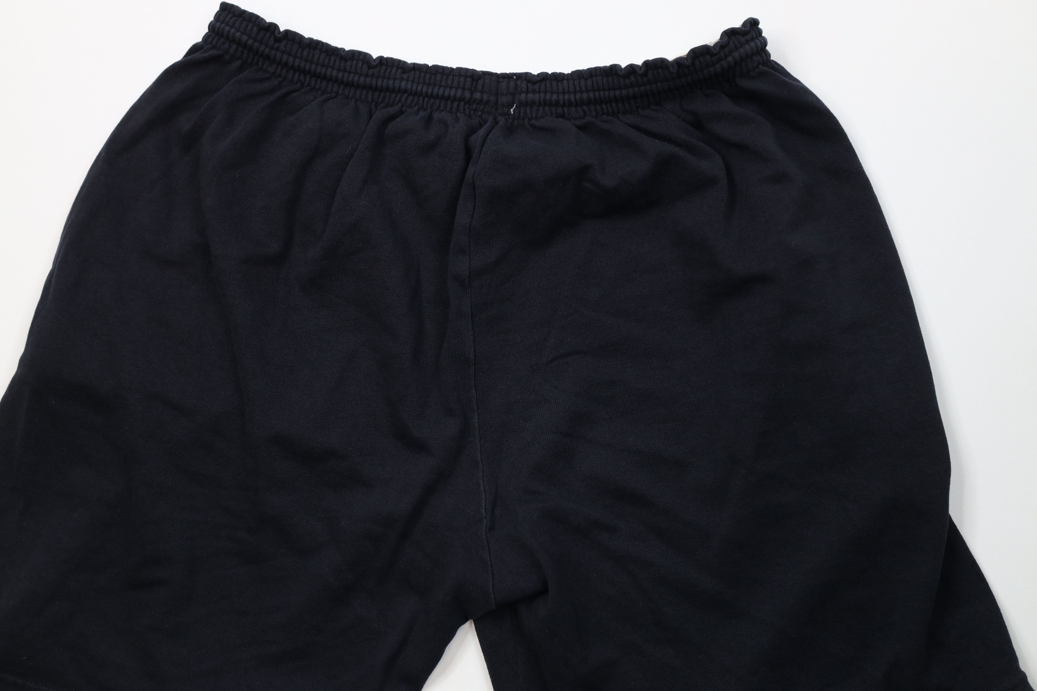 Champion Vintage 90s Champion Heavyweight Above Knee Shorts Black Size US 34 / EU 50 - 10 Thumbnail