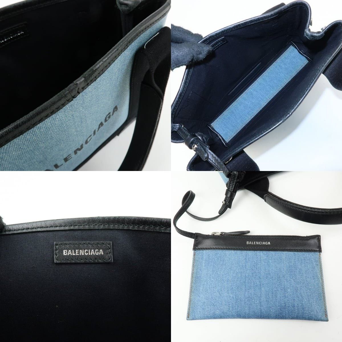 Balenciaga Balenciaga Cabas XS Denim Tote Blue Size ONE SIZE - 7 Thumbnail