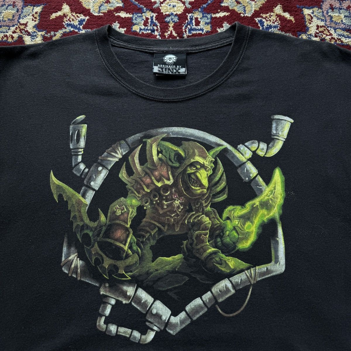 World of warcraft Blizzard Goblin video game promo tee