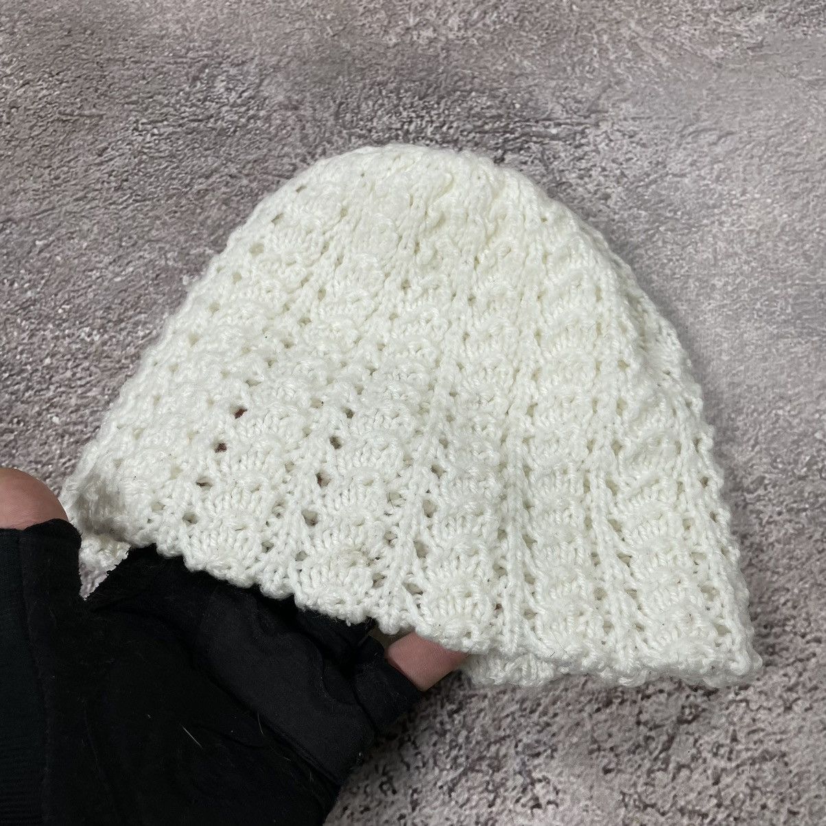 Vintage Vintage 90s Alt Knitted Beanie Mohair OS Size ONE SIZE - 2 Thumbnail
