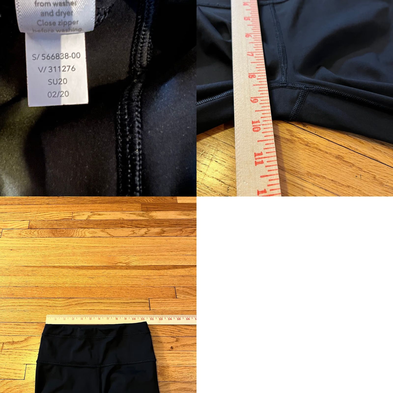 Athleta Athleta Leggings Womens XS Accelerate Lasercut 7/8 Tight Black Pants Size 26" / US 2 / IT 38 - 8 Thumbnail