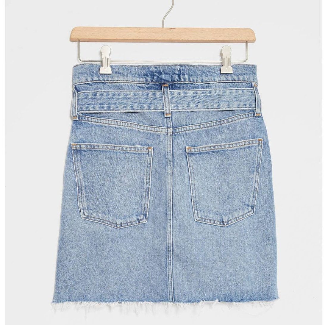 Anthropologie New Anthropologie AGOLDE '90s Slim Denim Mini Skirt $188 Size 25" / US 0 / IT 36 - 5 Thumbnail