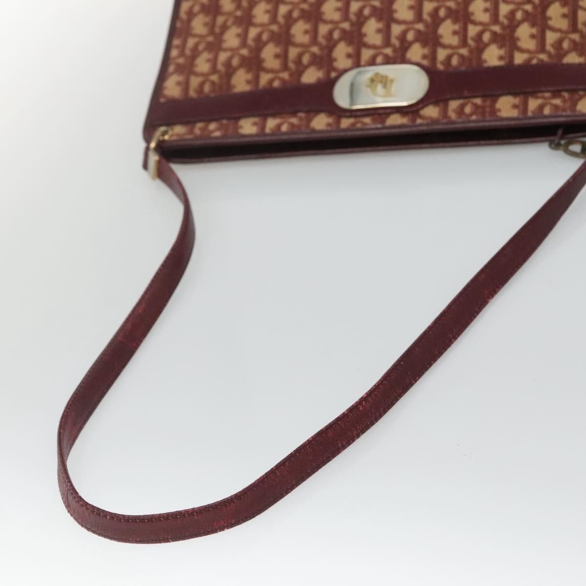 Dior DIOR Trotter Canvas Shoulder Bag Red Size ONE SIZE - 7 Thumbnail