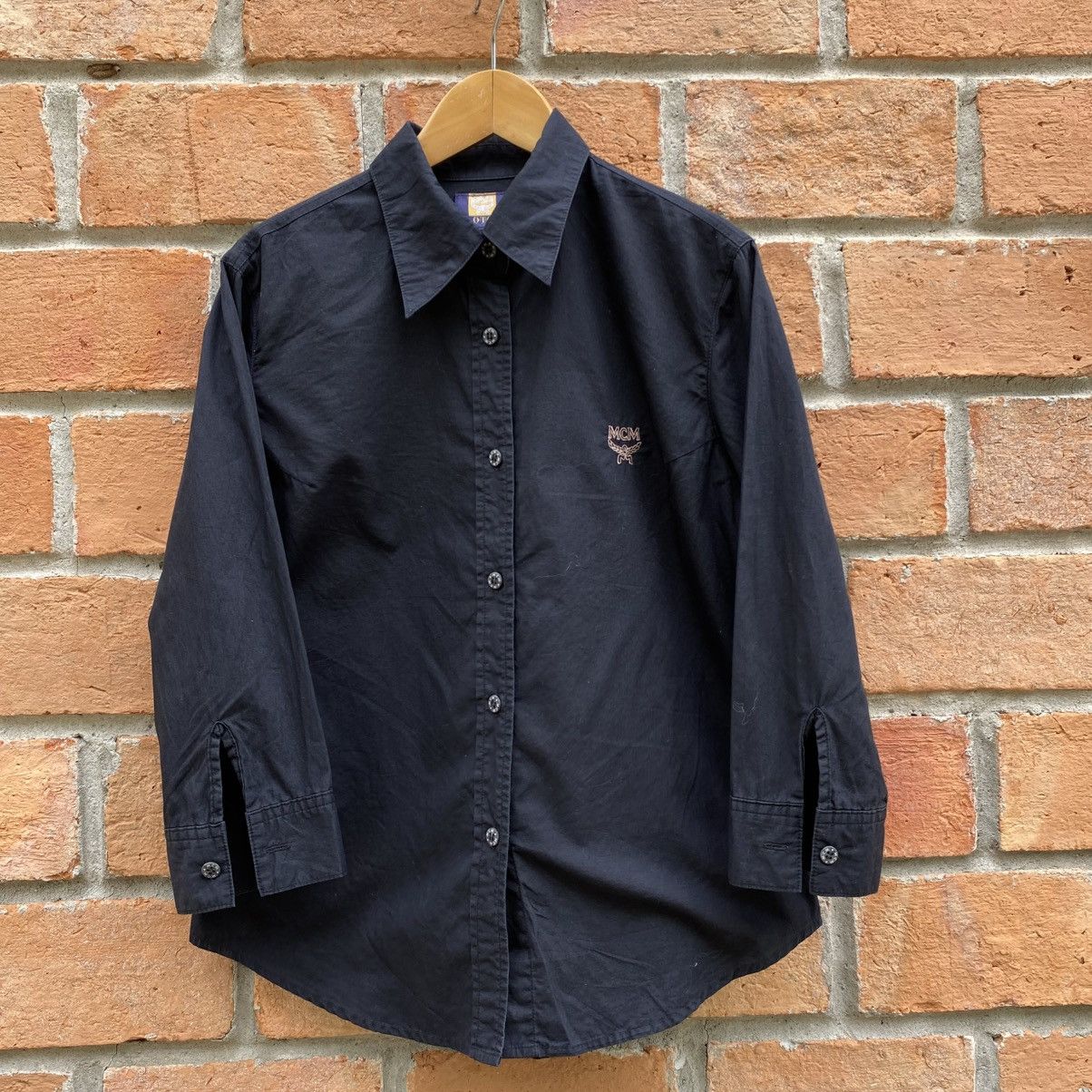 MCM MCM Black Logo Shirt Size M / US 6-8 / IT 42-44 - 11 Thumbnail