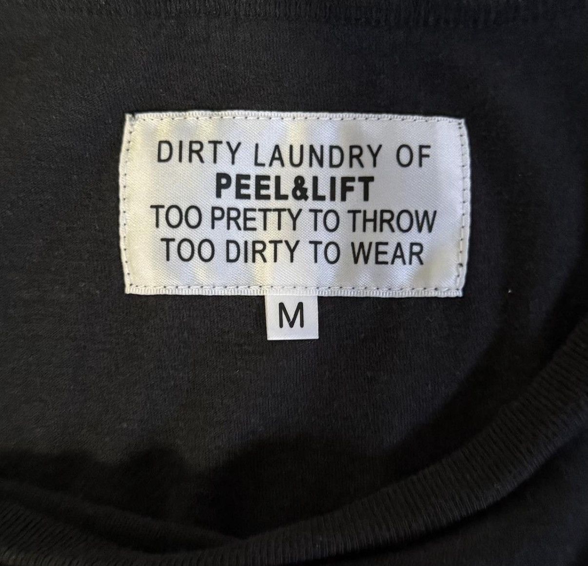 PEEL&LIFT Peel & Lift Black “Pervert” 3/4 Sleeve Shirt Size US M / EU 48-50 / 2 - 7 Thumbnail