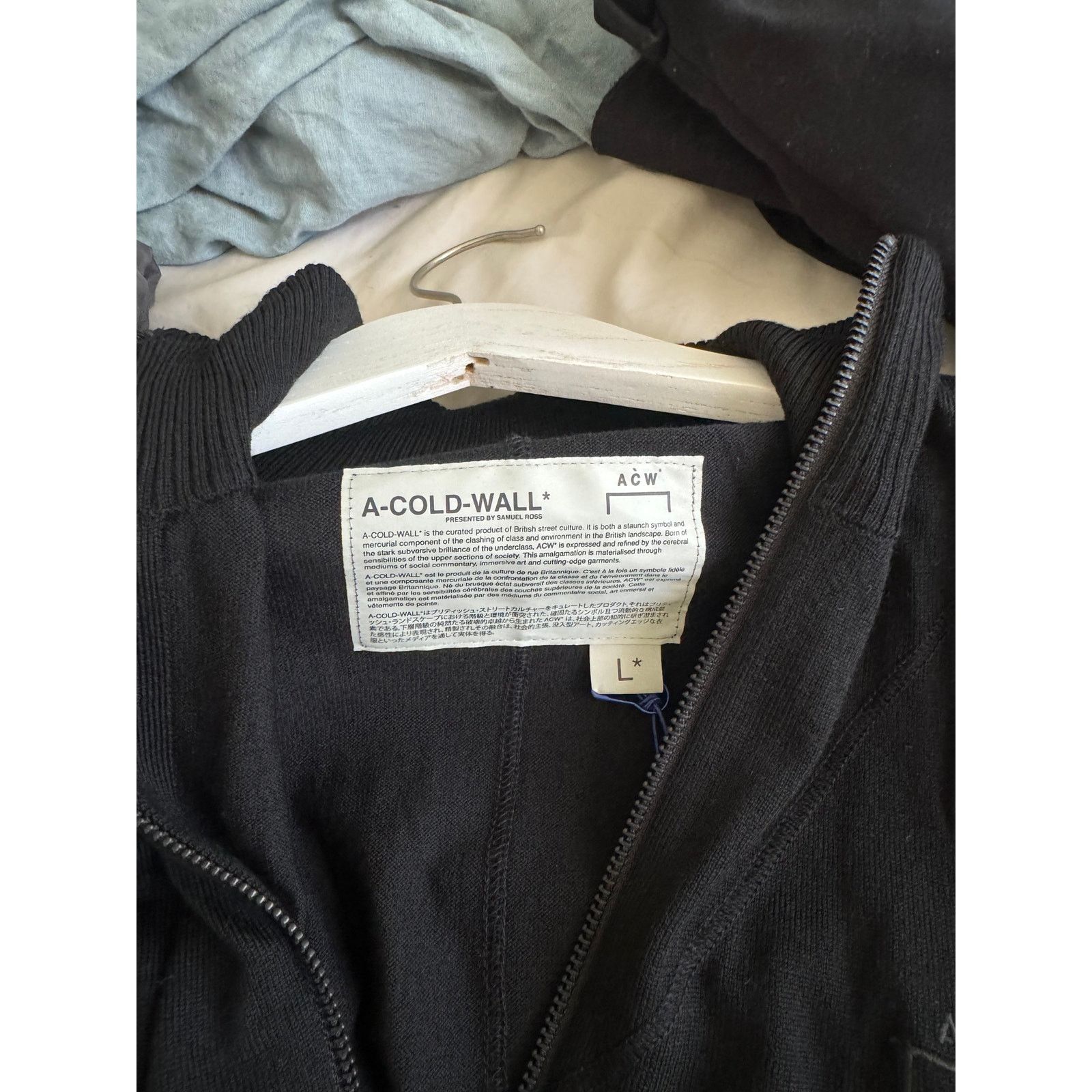 A-COLD-WALL* Full Zip Stand Collar Warm Up Jacket Size US L / EU 52-54 / 3 - 4 Thumbnail