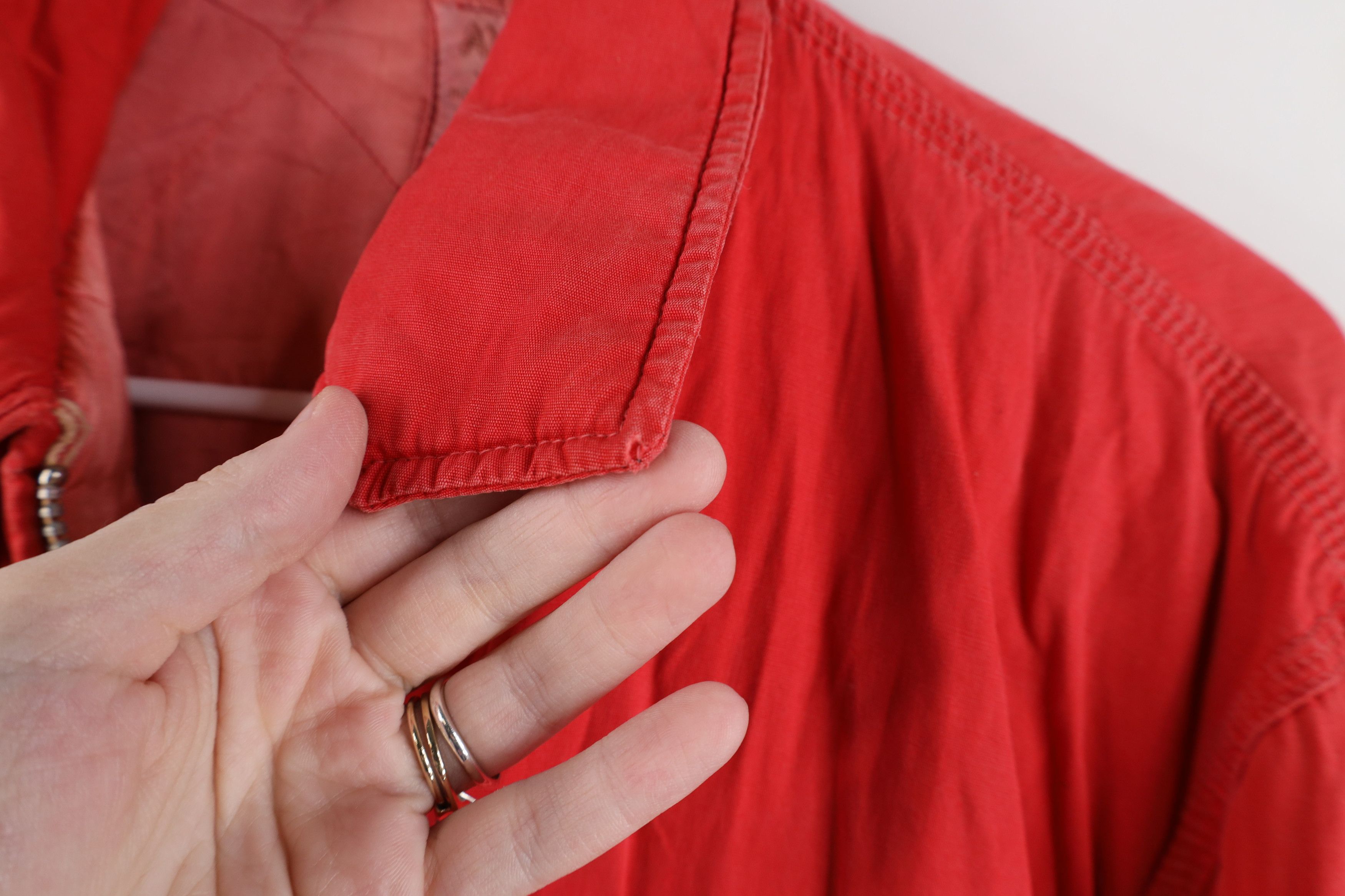 Vintage Vintage 60s Streetwear Hunting Chore Jacket Red USA Size US L / EU 52-54 / 3 - 10 Thumbnail