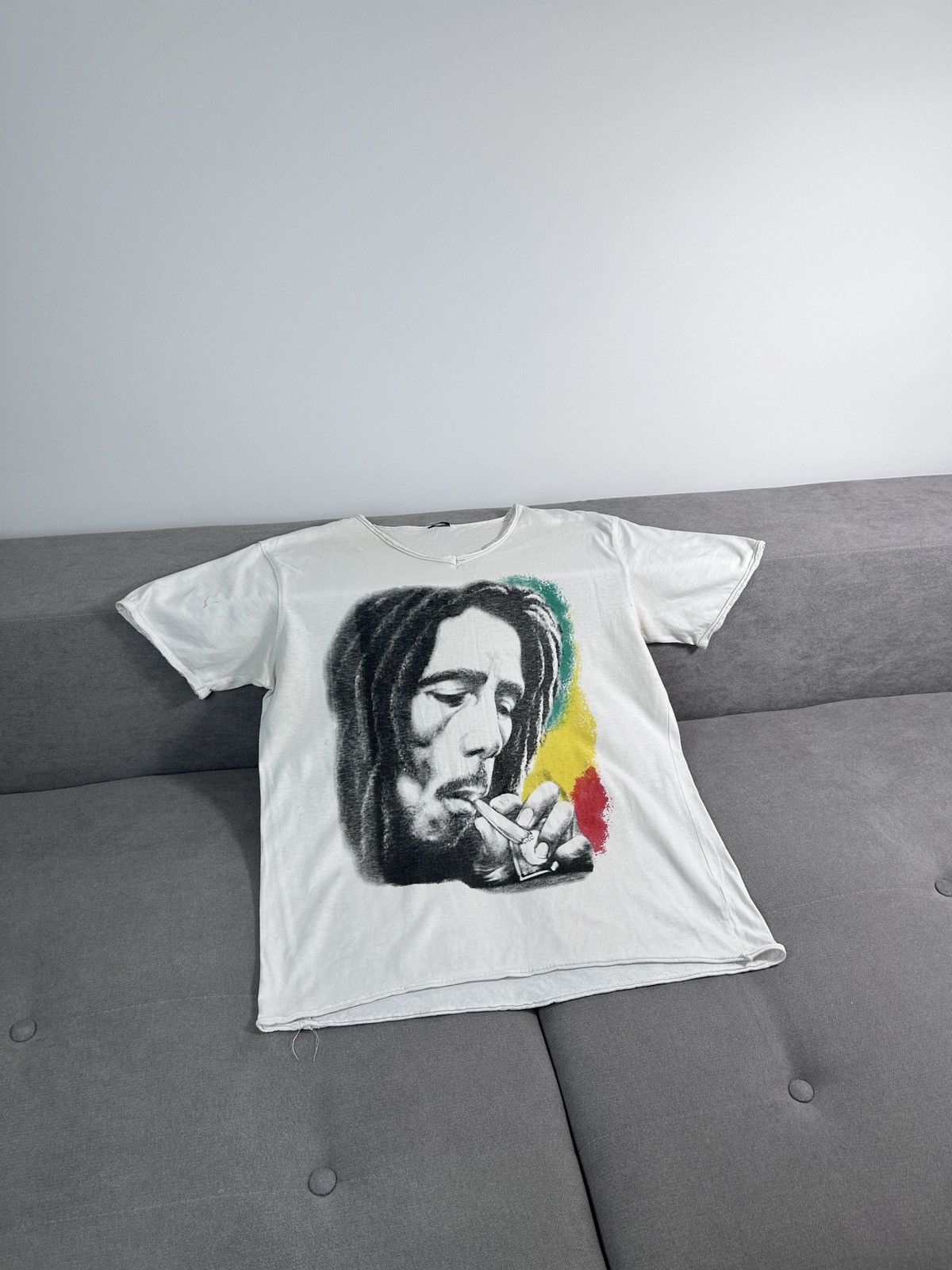 Bob Marley × Rap Tees × Vintage Bob Marley Vintage Rap Tee Band Streetwear Reggae Rise Of Size US L / EU 52-54 / 3 - 2 Thumbnail