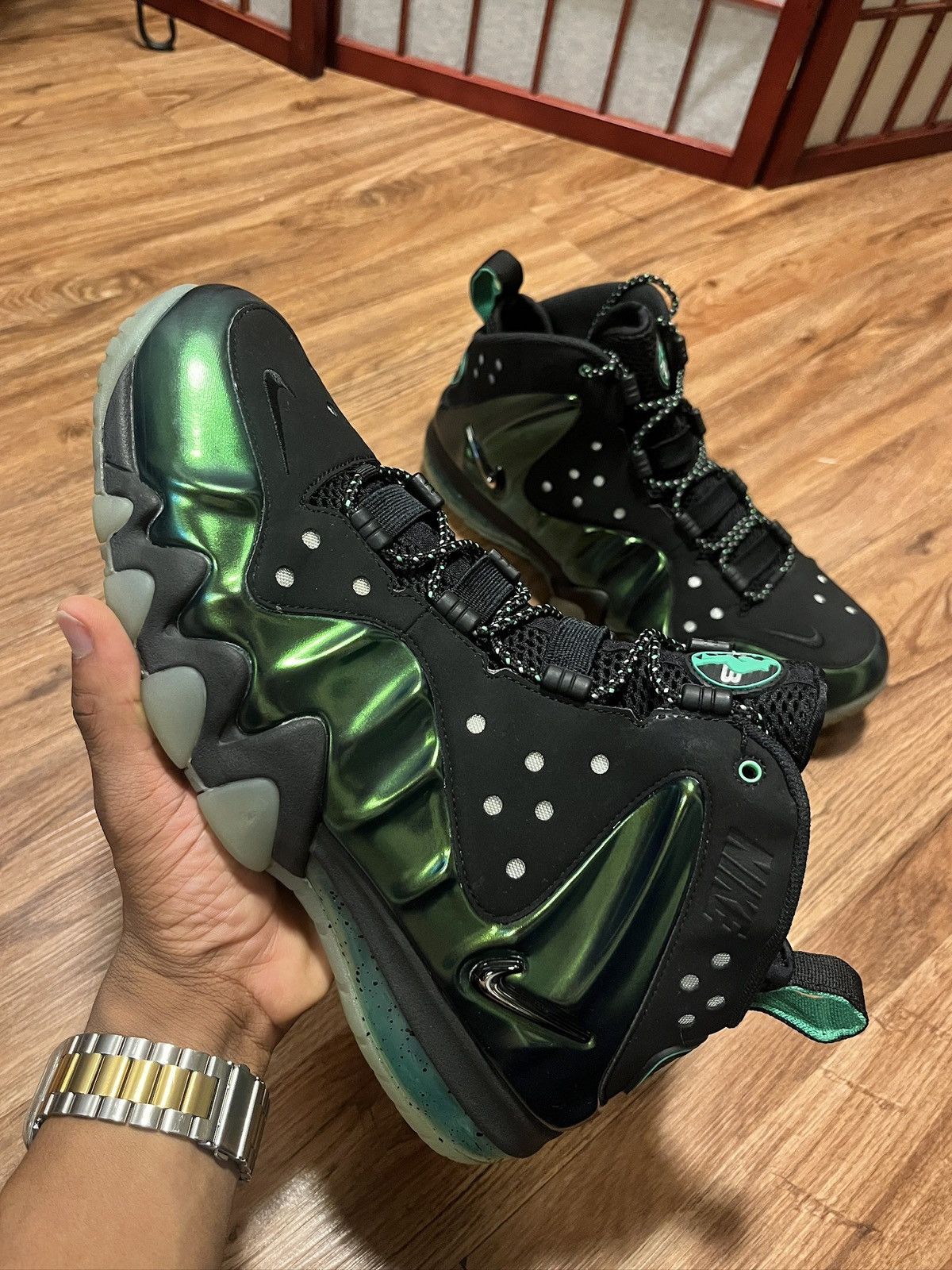 Nike Barkley Posite Max “Gamma Green” Size US 10.5 / EU 43-44 - 10 Thumbnail
