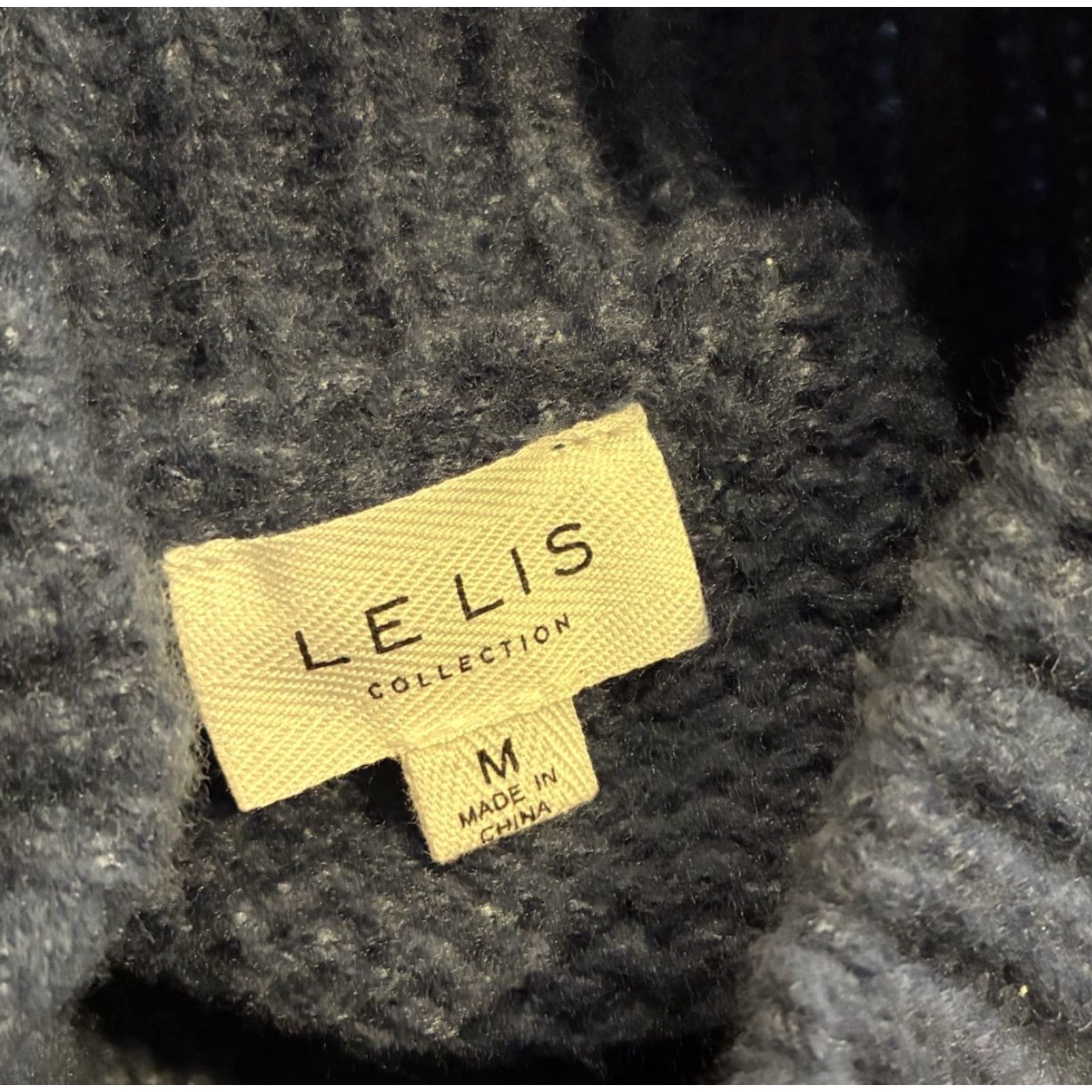 Vintage LELIS Blue Size Medium SKI Lettering Turtleneck Knit Sweater Outdoor Women’s Size M / US 6-8 / IT 42-44 - 5 Thumbnail