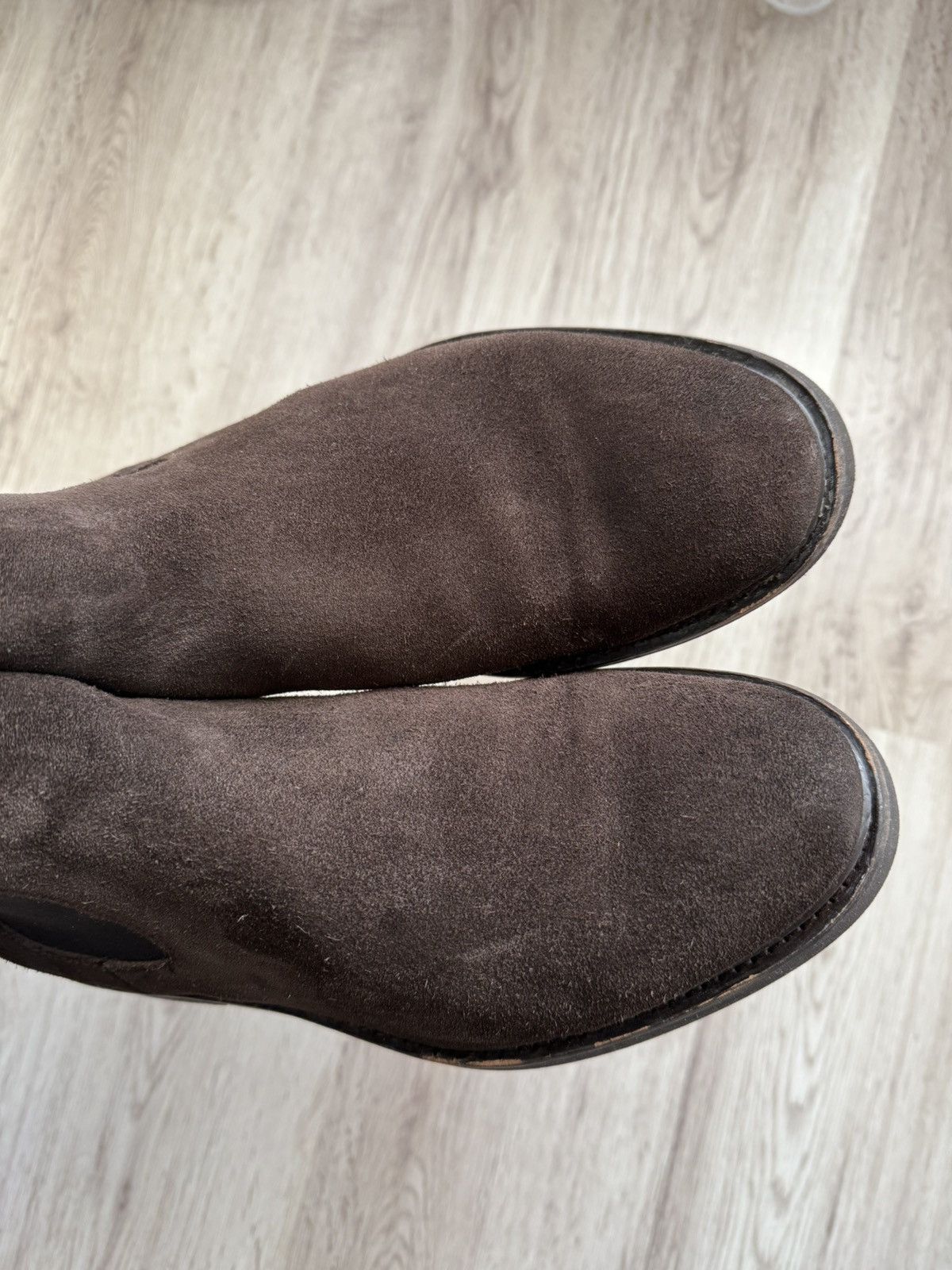 Doucal's Doucal’s Suede Beatles Chelsea Boots Dark Brown EU 42 US 9 Size US 9 / EU 42 - 3 Thumbnail