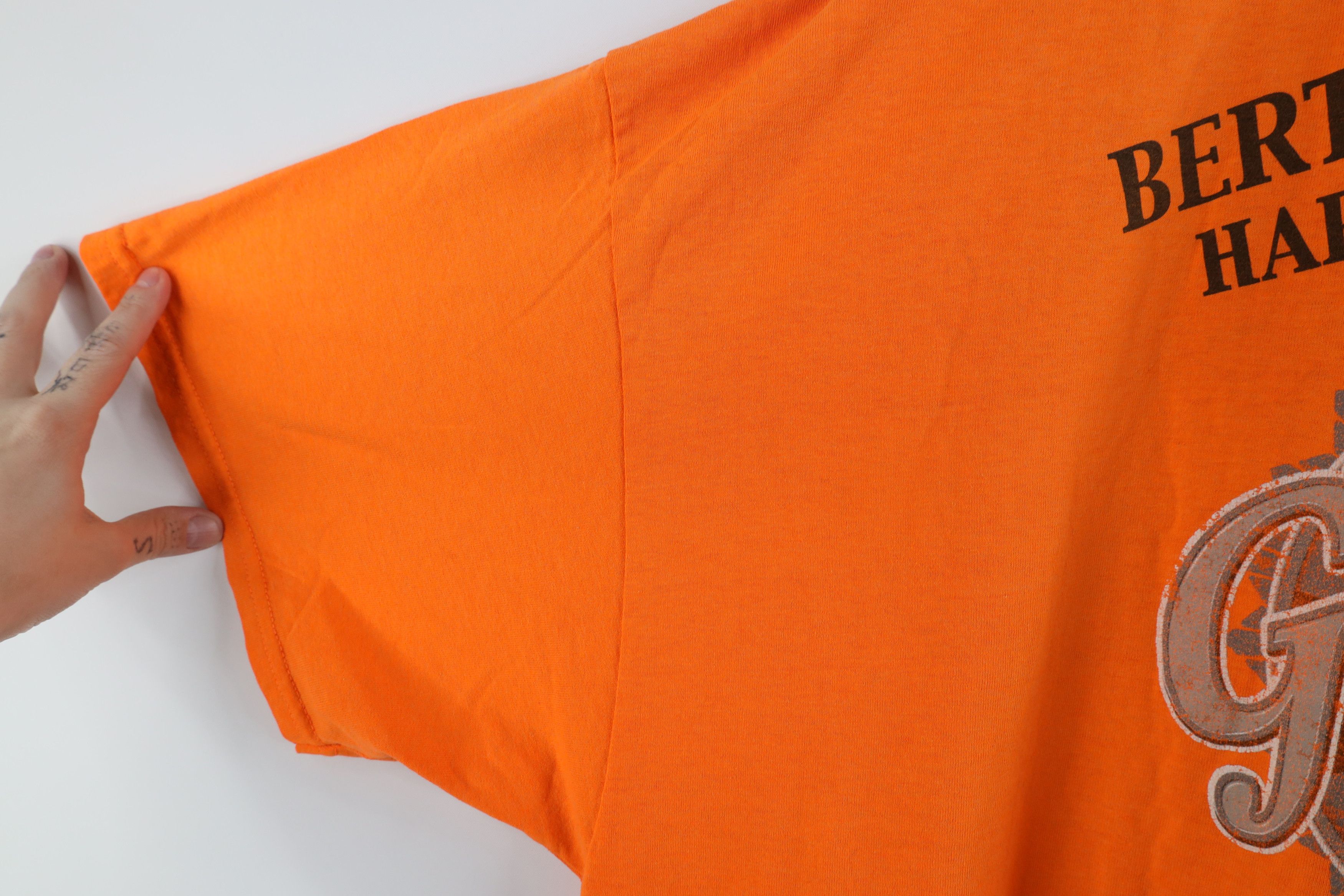 Harley Davidson × Vintage Y2K Harley Davidson Spell Out Pocket Short Sleeve T-Shirt Size US XXL / EU 58 / 5 - 11 Thumbnail