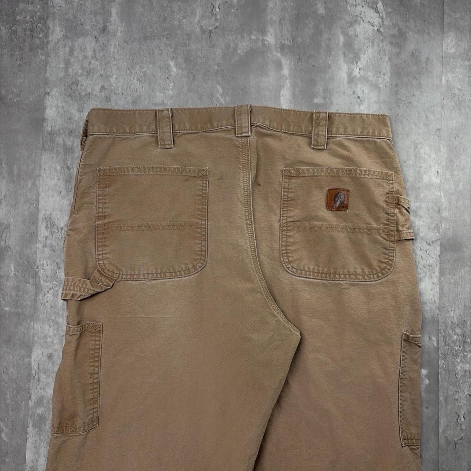 Carhartt Y2K Tan Carhartt Grunge Baggy Carpenter Skater Pants Size US 38 / EU 54 - 3 Thumbnail