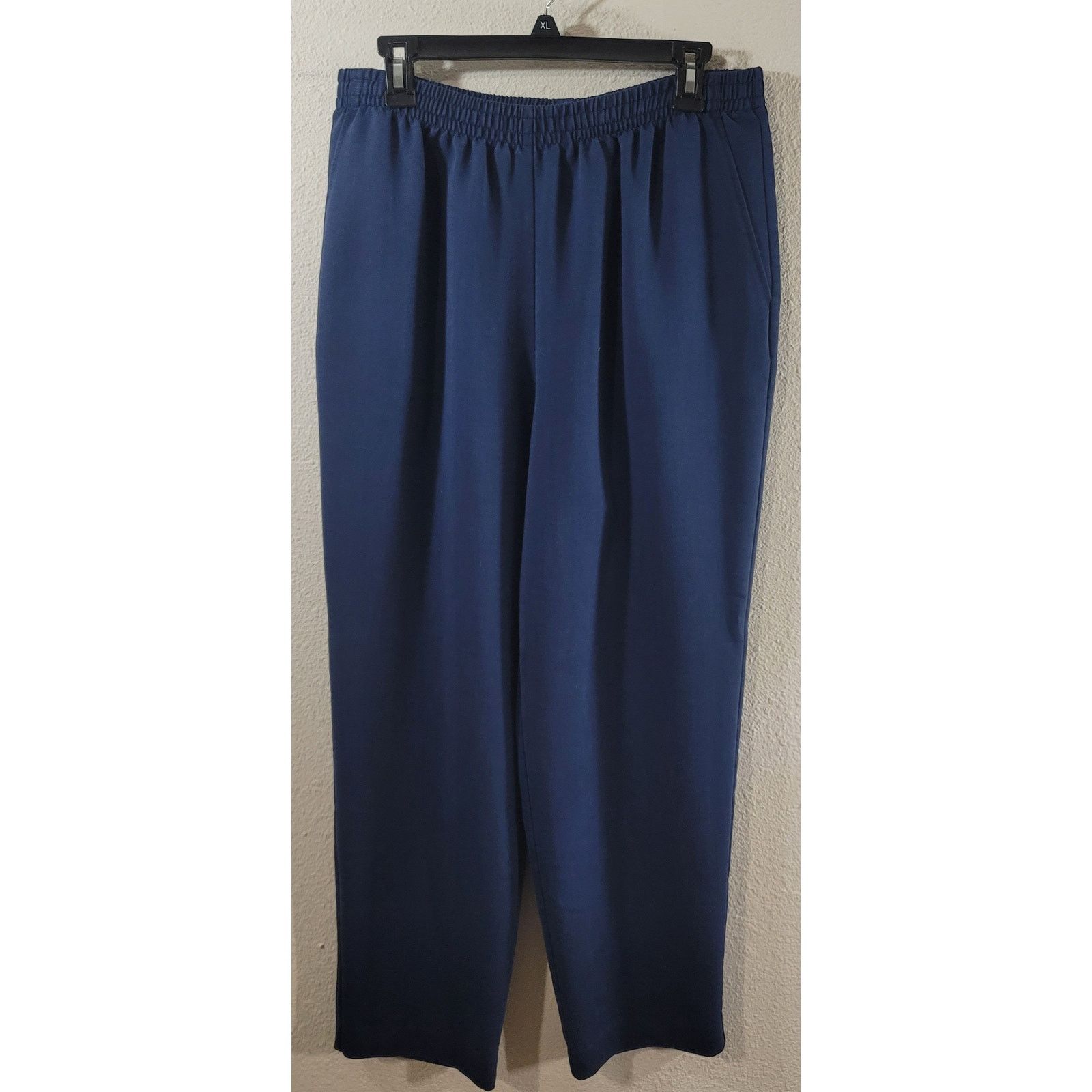 Other Alfred Dunner Blue Pleated Front Pull On Pants 14 Size 36" / US 14 / IT 50 - 1 Thumbnail