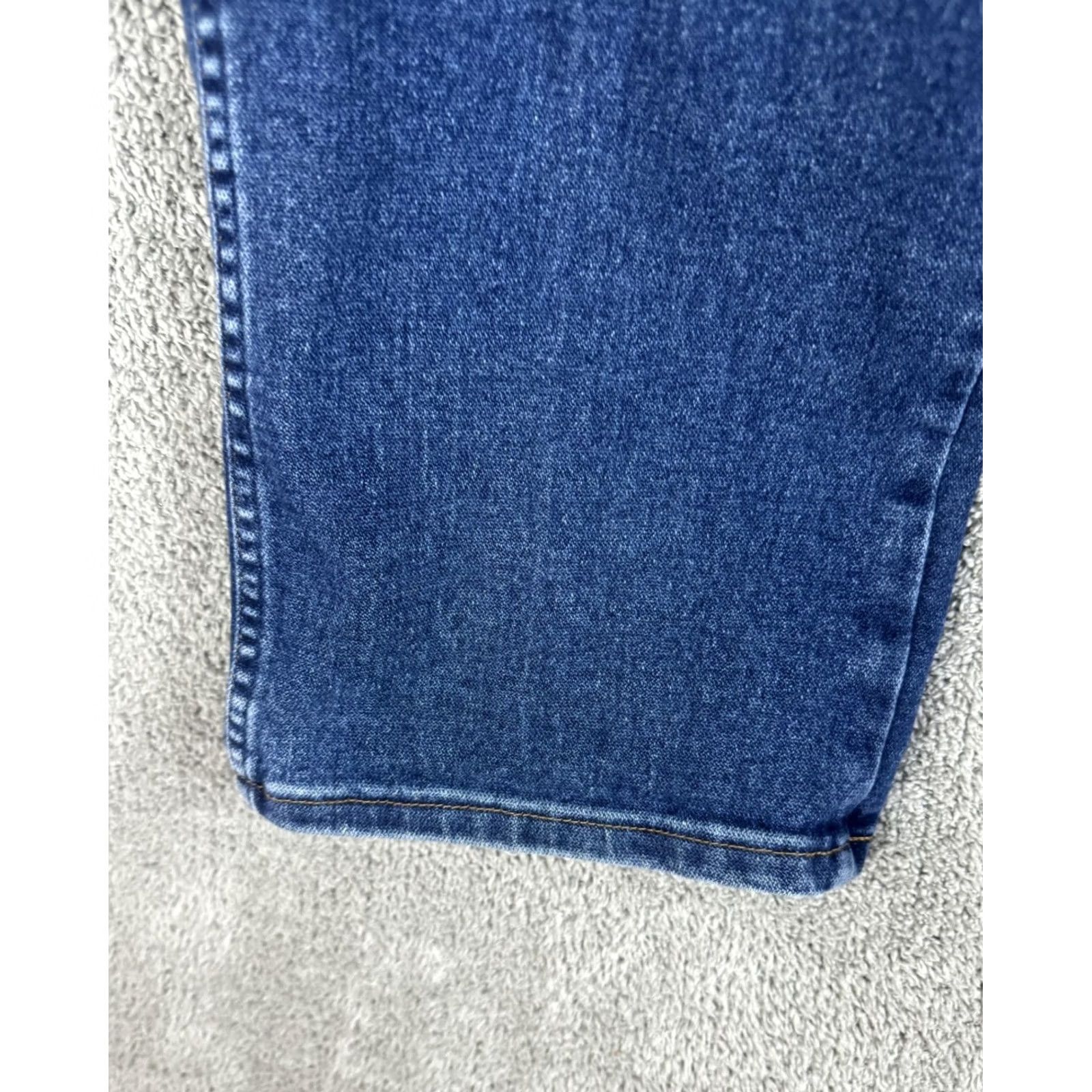 Wrangler Wrangler Jeans Mens 30x32 Blue Denim Straight Leg Stretch Mid Rise Size US 30 / EU 46 - 6 Thumbnail