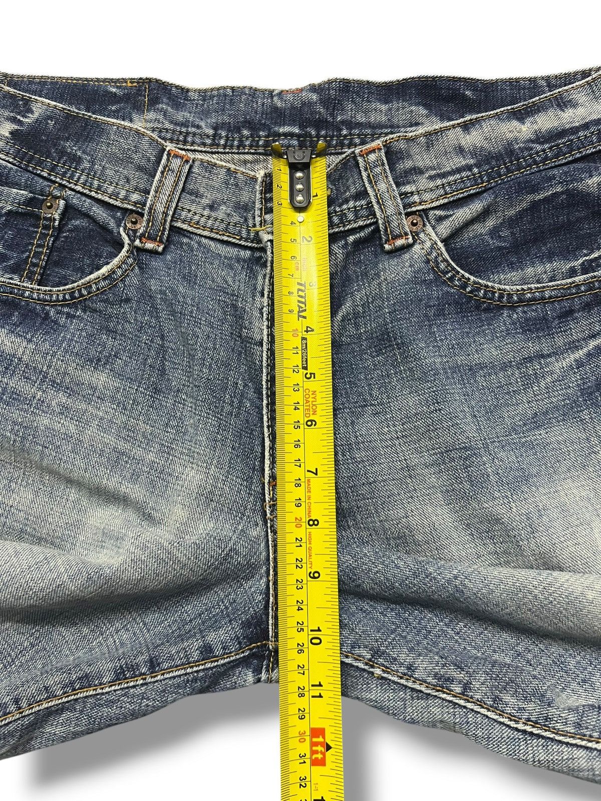 Japanese Brand Bootcut Vintage GL Heart Japan - Faded Wash,Distressed Denim Size US 34 / EU 50 - 16 Thumbnail