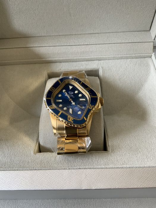 Laarvee Laarvee PEA001 Crash Watch -( SOLD OUT) GOLD & BLUE | Grailed