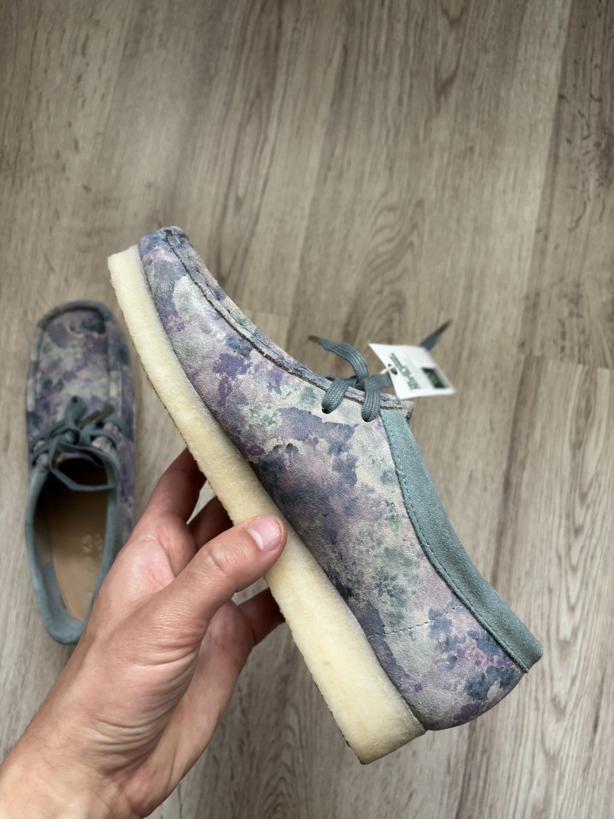 Clarks Clarks Wallabee floral multicolor print leather Size US 8.5 / IT 38.5 - 15 Thumbnail