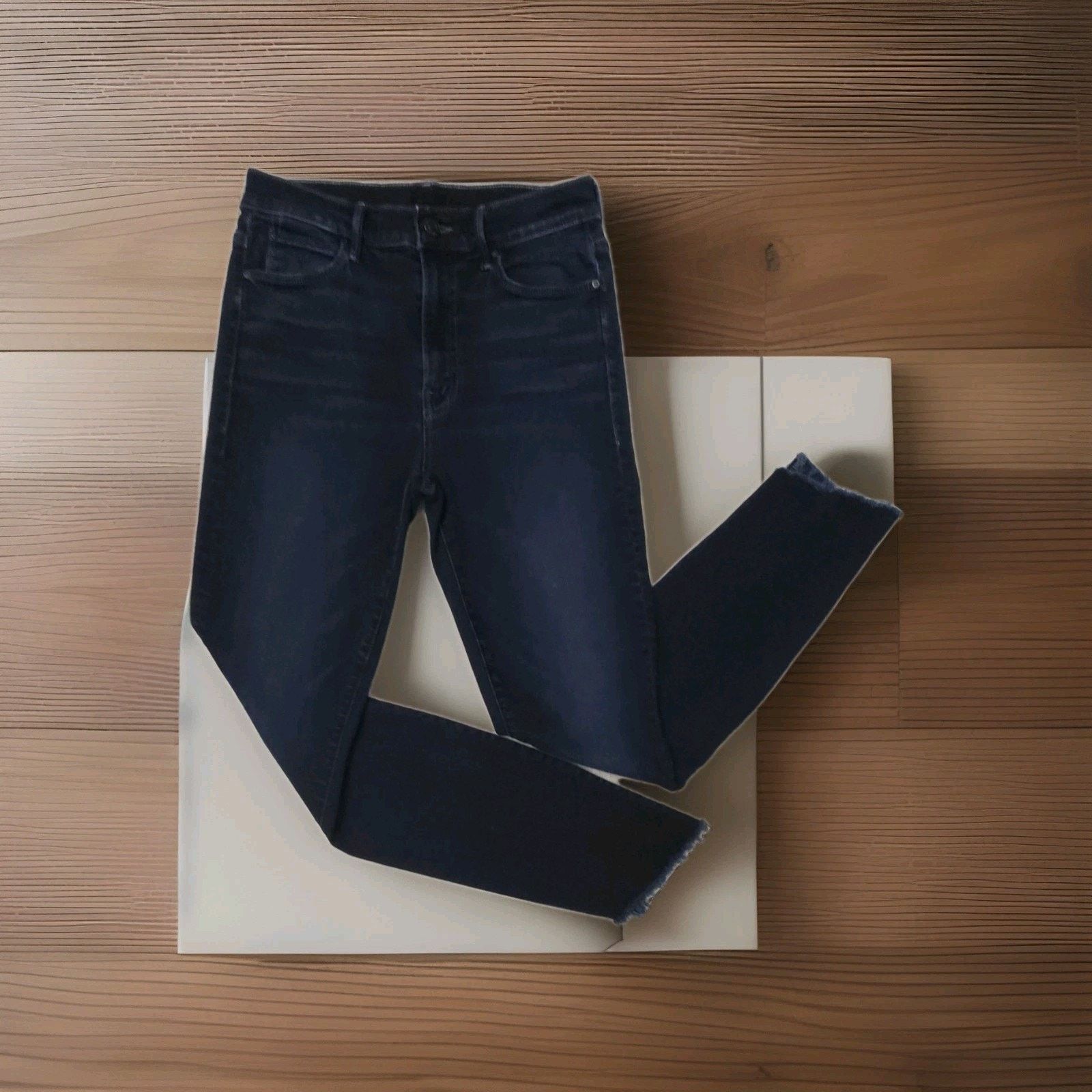 MOTHER Mother The Stunner Zip Two Step Fray Skinny In Last Call 27 Size 27" / US 4 / IT 40 - 5 Thumbnail