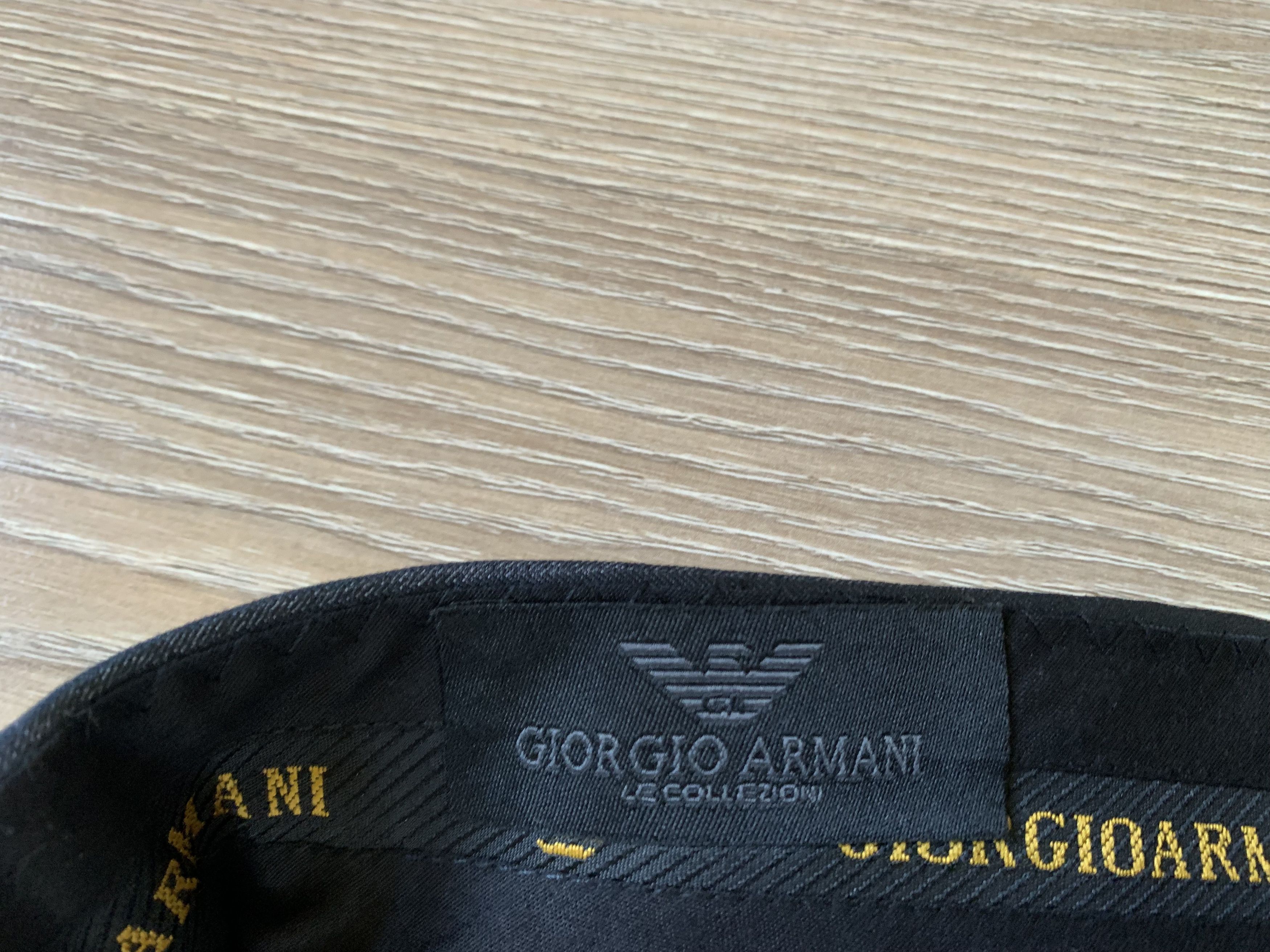 Giorgio Armani × Vintage Vintage Armani Le Collezioni Classic Formal Wool Trousers Size 54R - 6 Thumbnail