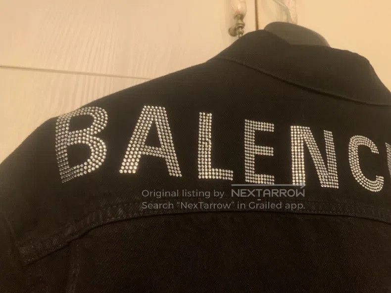 Balenciaga Balenciaga Black Denim Jacket Size XS / US 0-2 / IT 36-38 - 6 Thumbnail