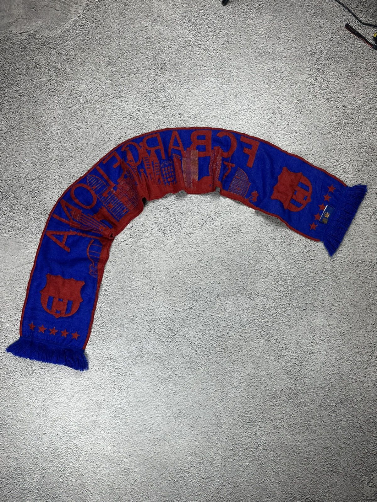 Other Vintage FC Barcelona Scarves Soccer Jersey Football Blockcor Size ONE SIZE - 2 Thumbnail