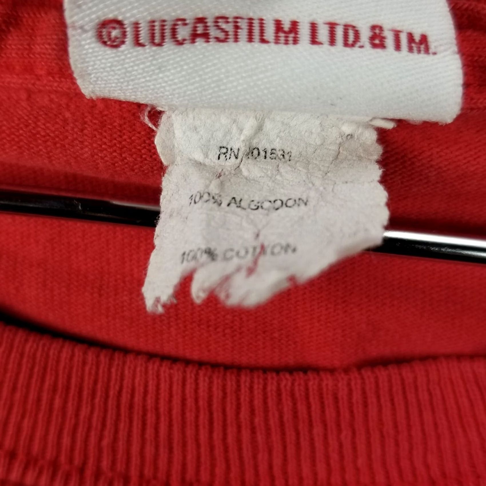 Star Wars Star Wars Graphic T Shirt Men M Luke Skywalker Red Lucasfilm Logo Knit Cotton Short Sleeve Crew Neck Vintage Size US M / EU 48-50 / 2 - 5 Thumbnail
